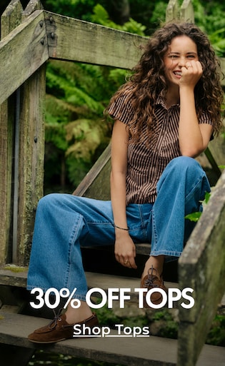 30% Off Tops. Shop Tops