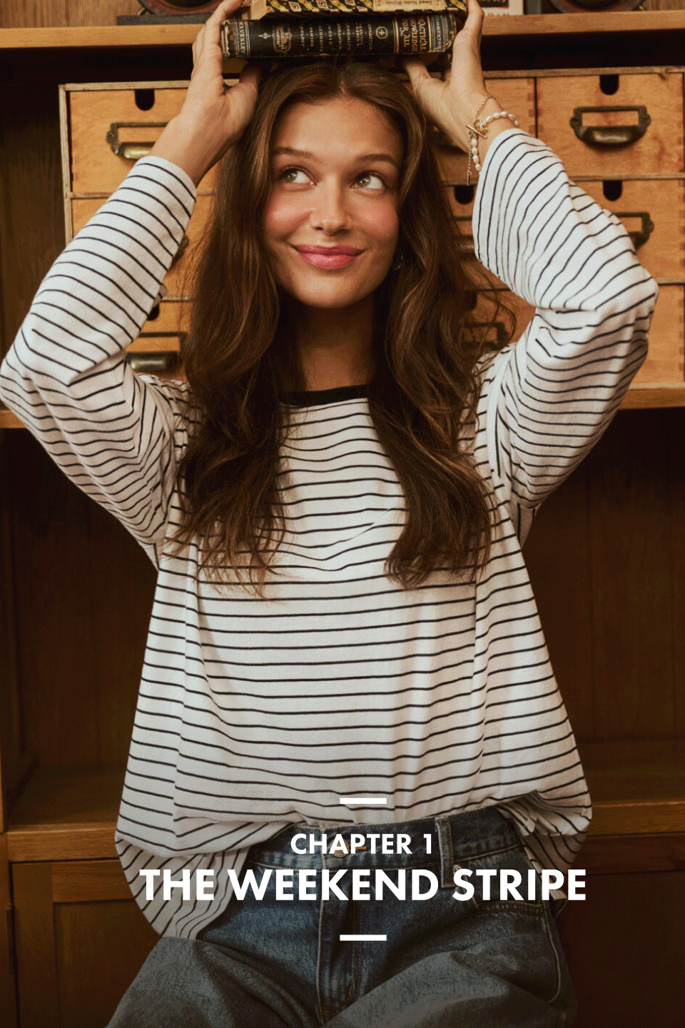 Chapter 1: The Weekend Stripe. Chapter 2: The Fluffy Knit. Chapter 3: The Choc Moment