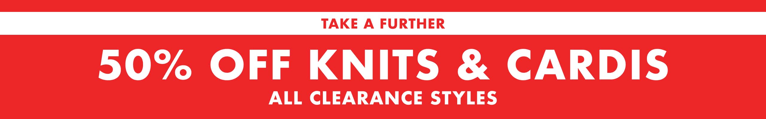 Take a Further 50% Off Sale Knits & Cardis