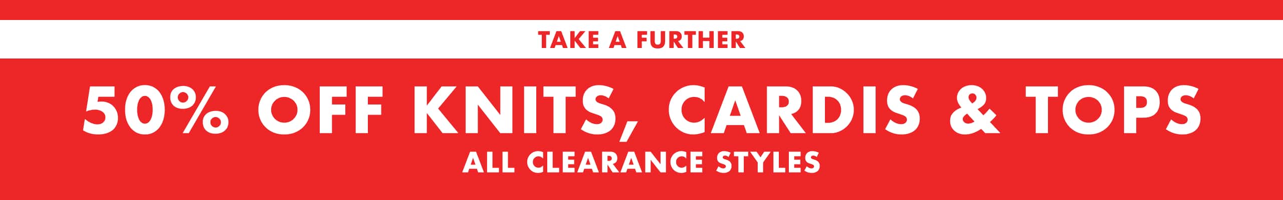 Take a Further 50% Off Sale Knits & Cardis
