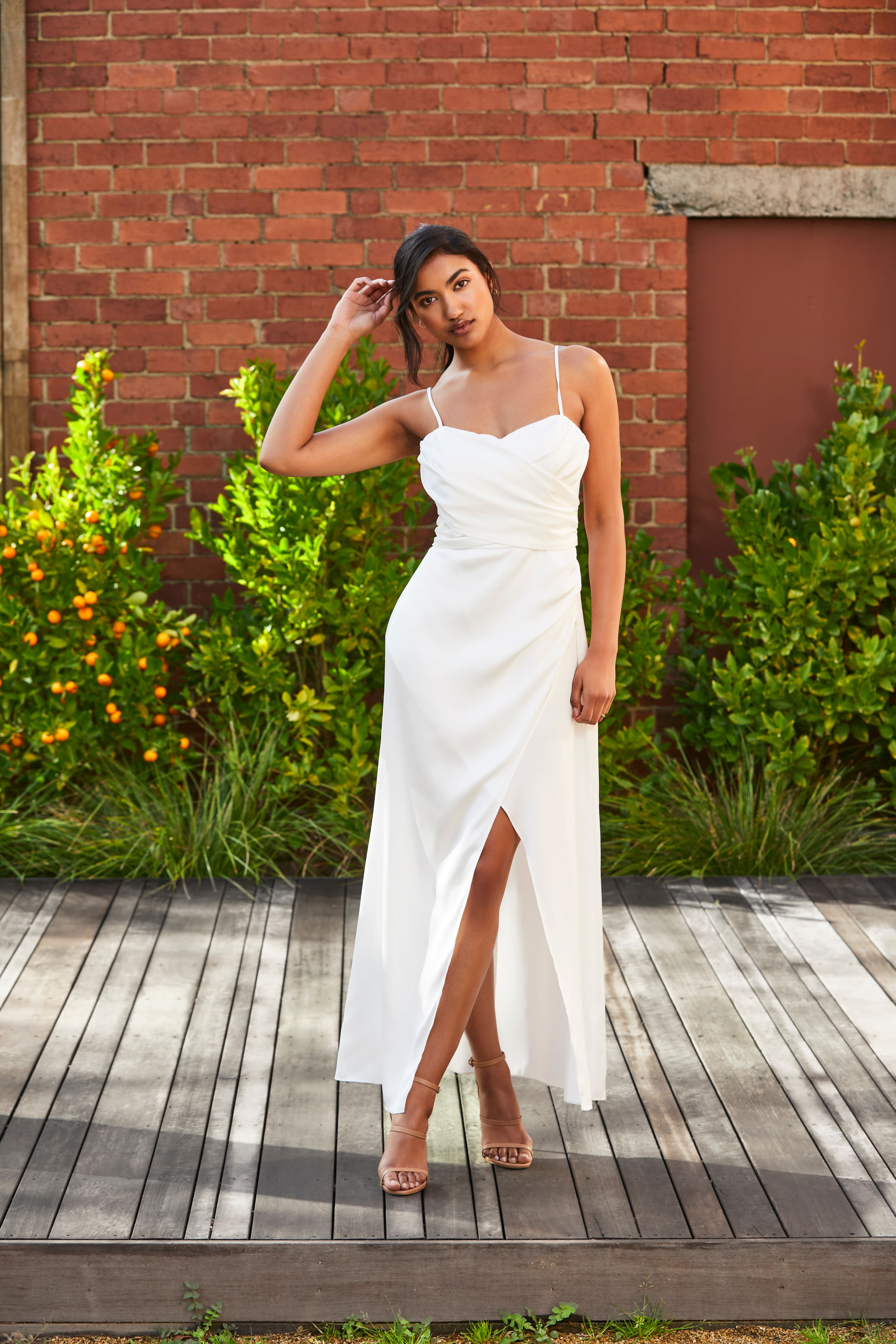 The Subtle Sweetheart Neck Dress