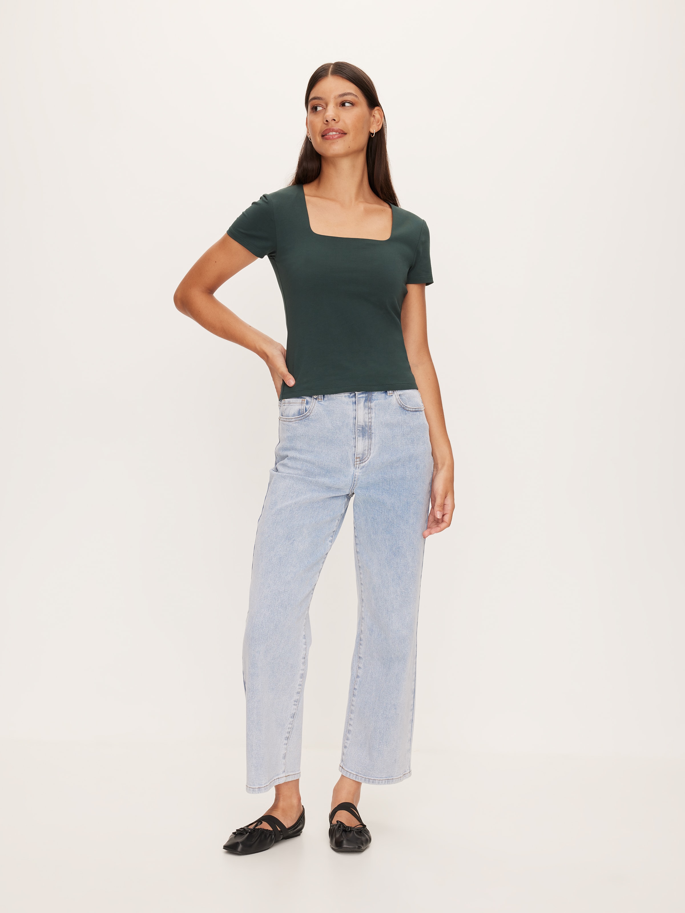 Square Neck Tee
