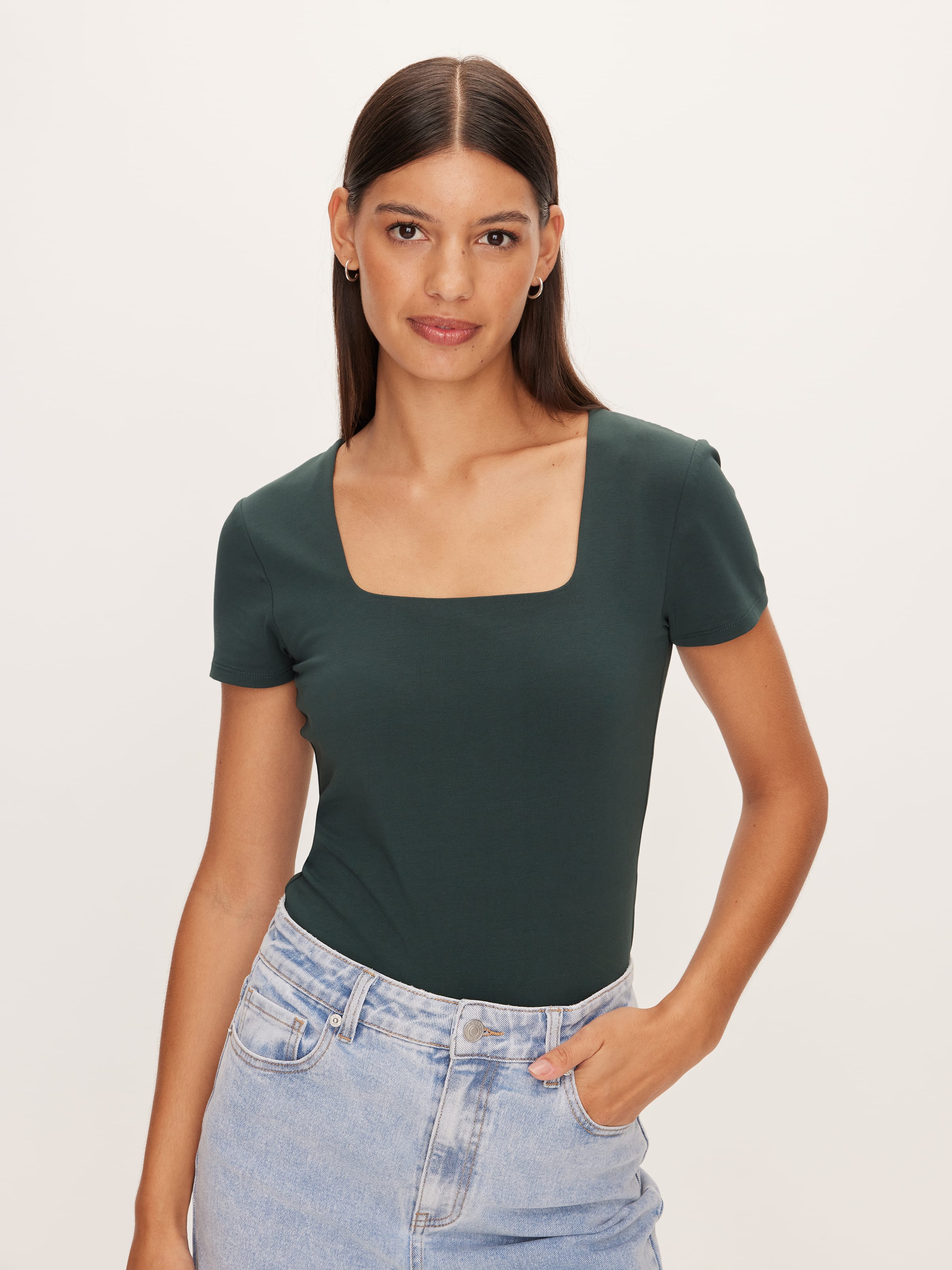 Square Neck Tee