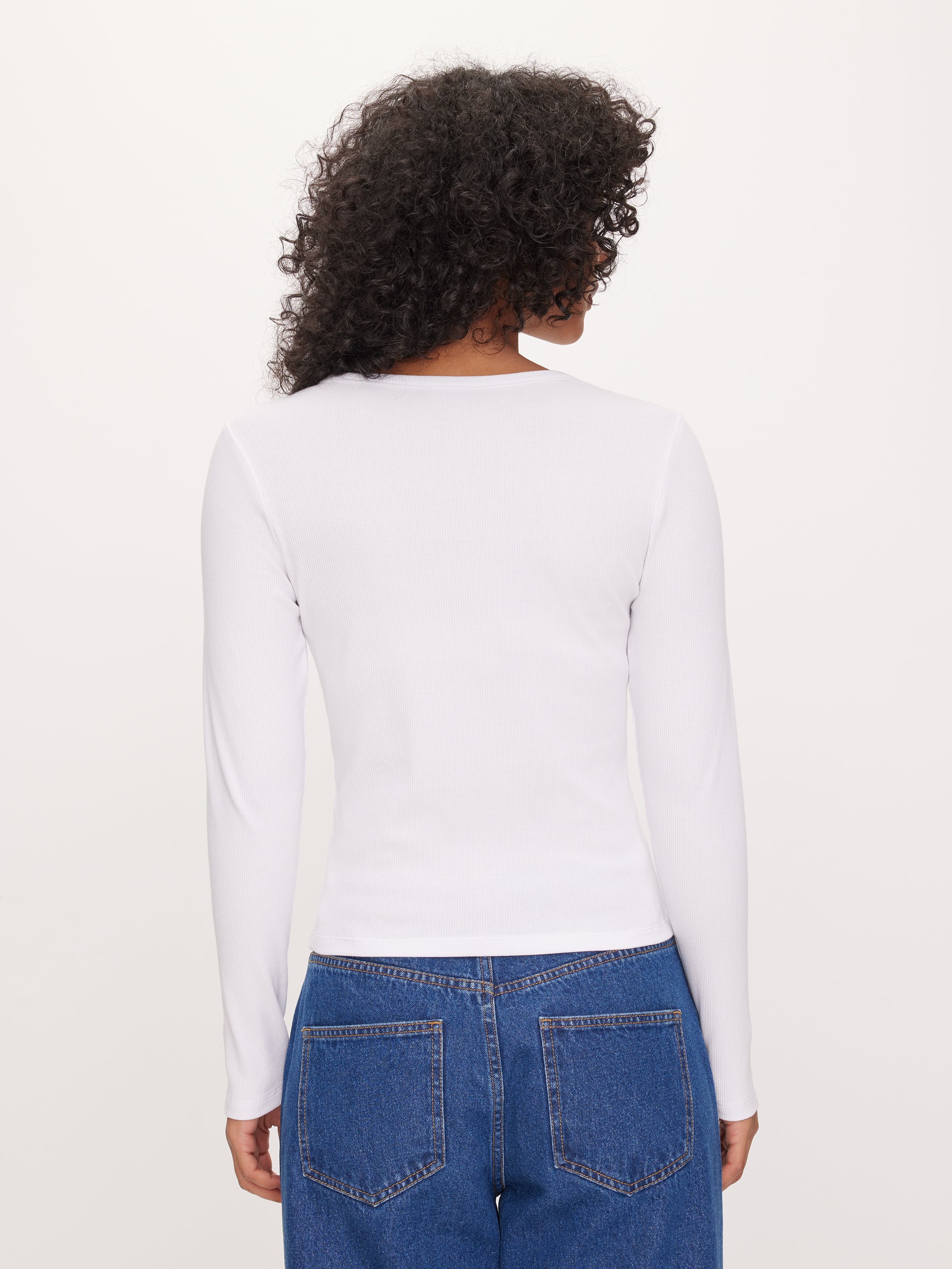 Image for Rib Crew Neck Long Sleeve Top from JustGroupNZ