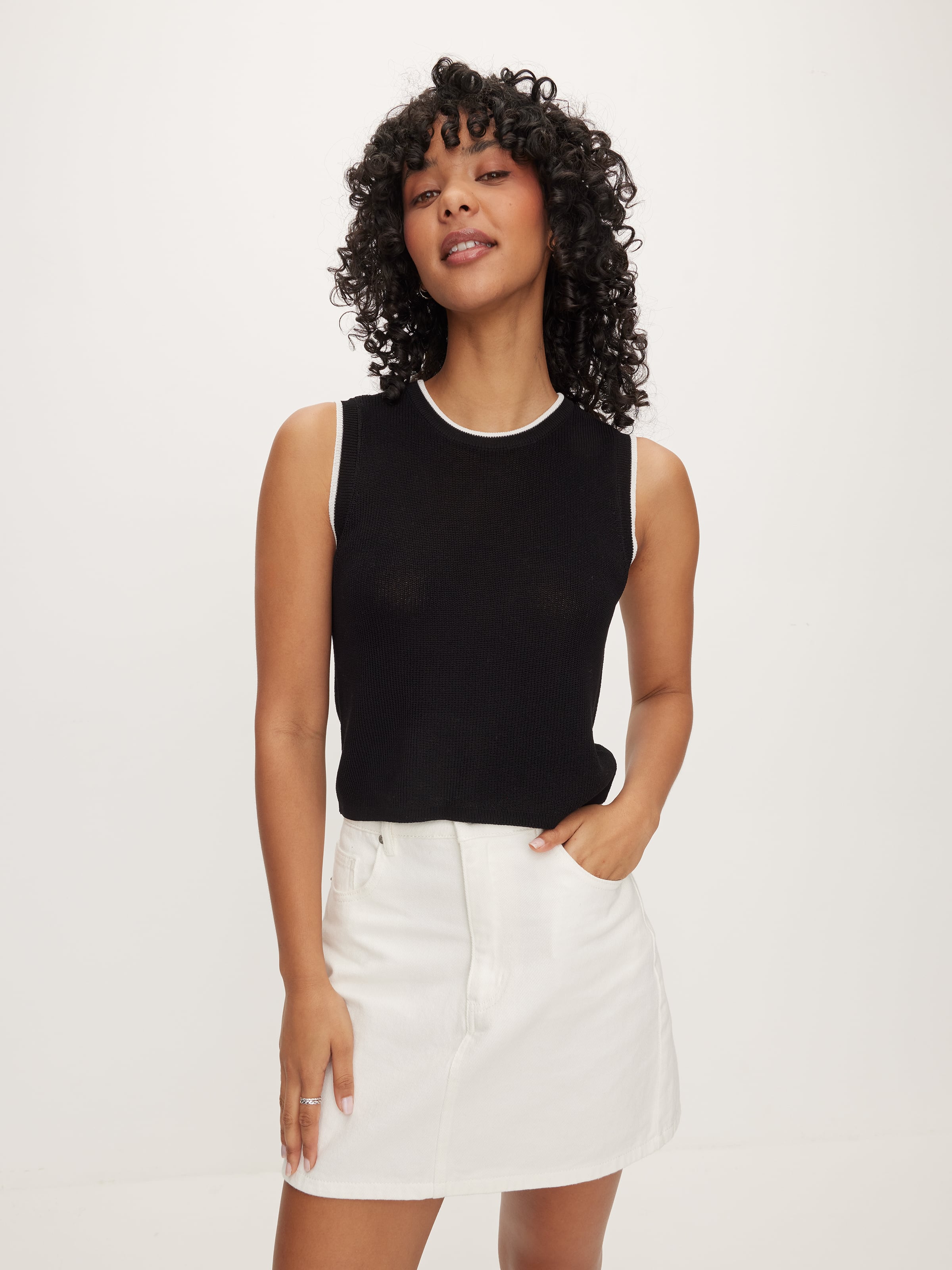Kate Relaxed Knit Tank
