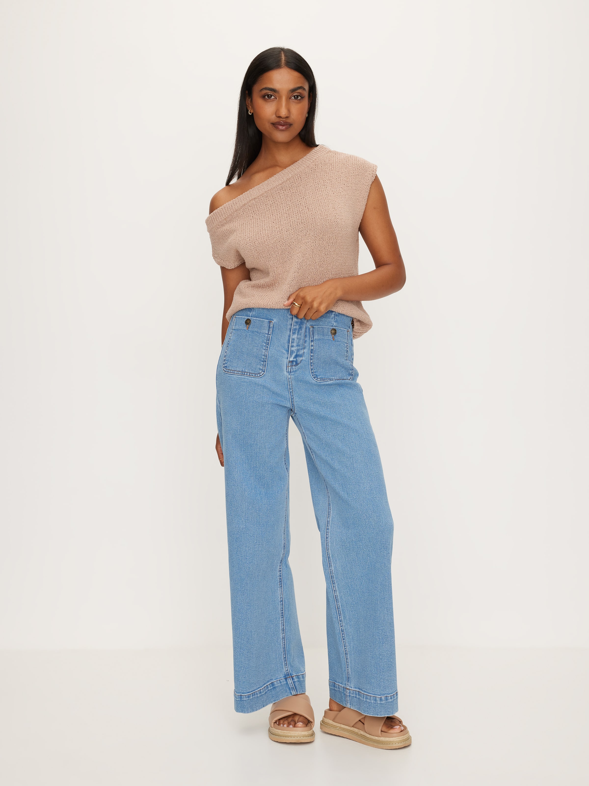 Melanie Off Shoulder Knit