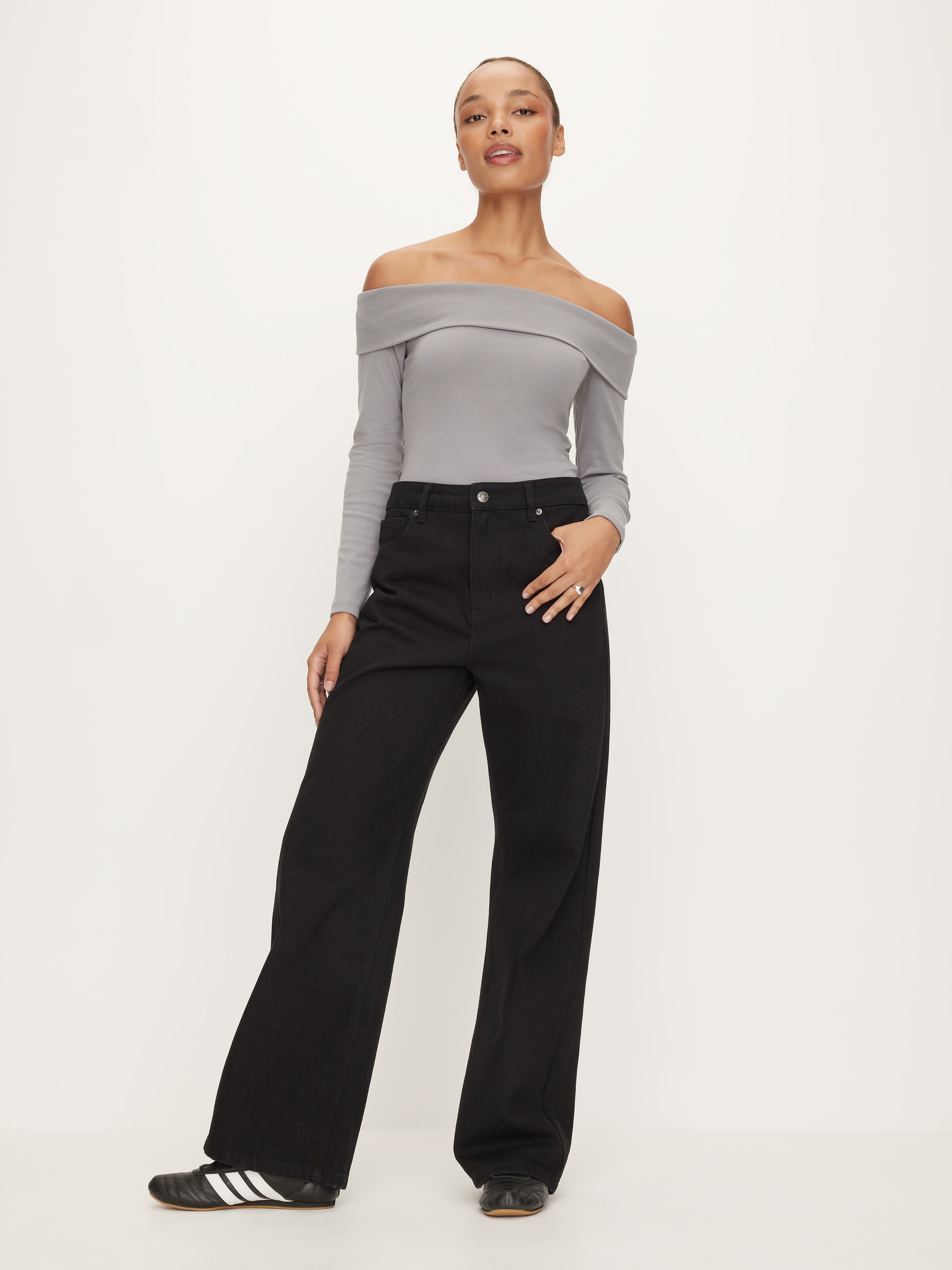 Off Shoulder Long Sleeve Top