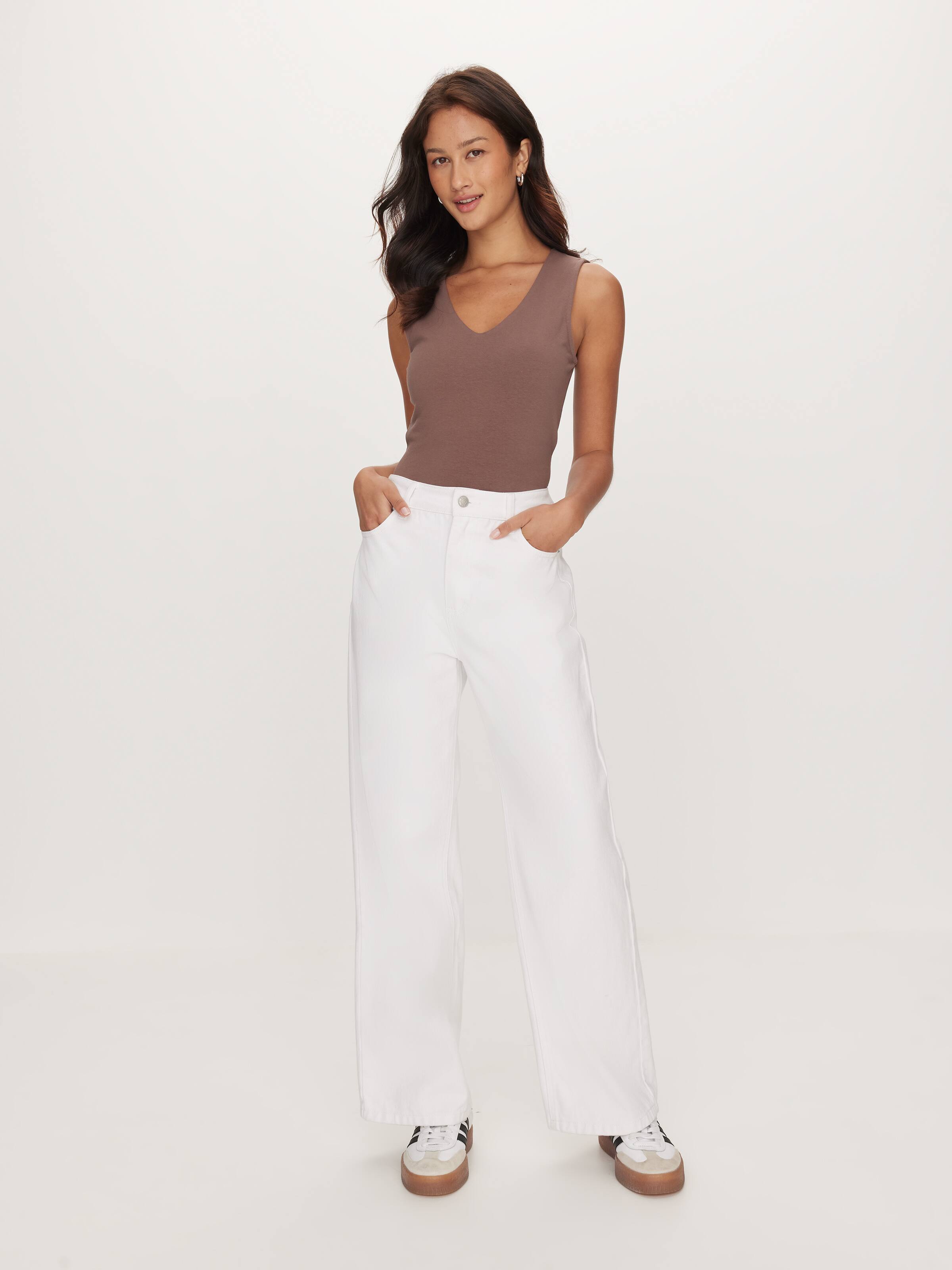 Deep V-Neck Tank