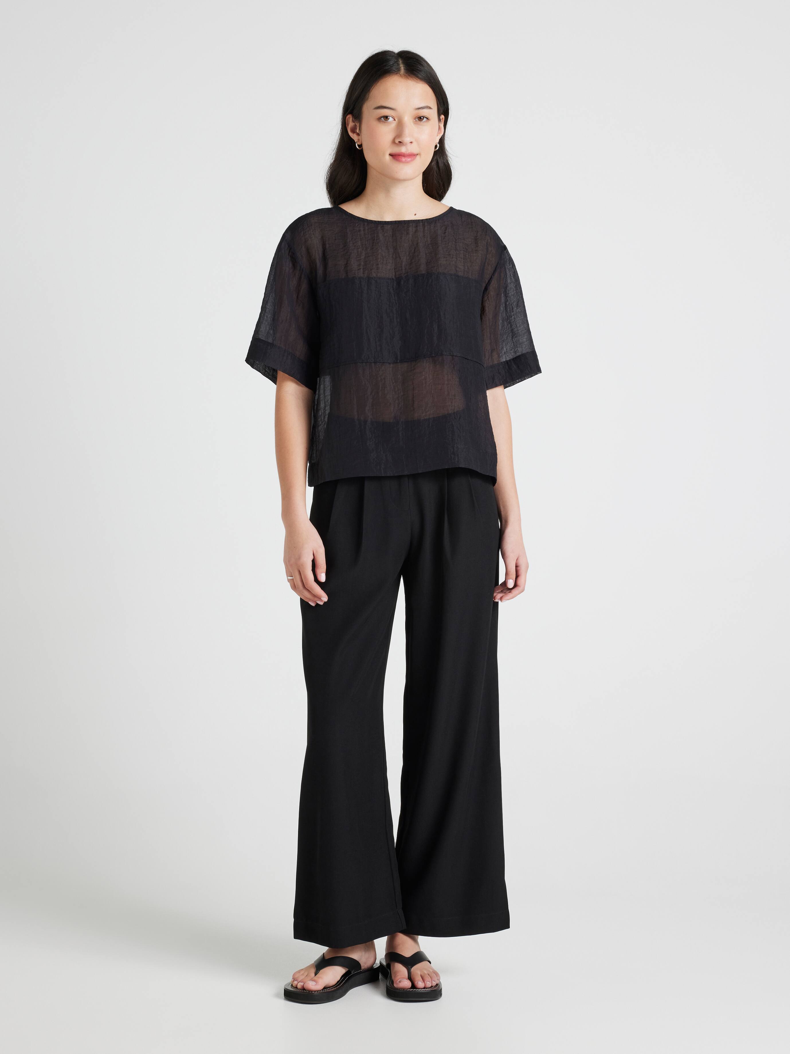 Scarlet Sheer Top