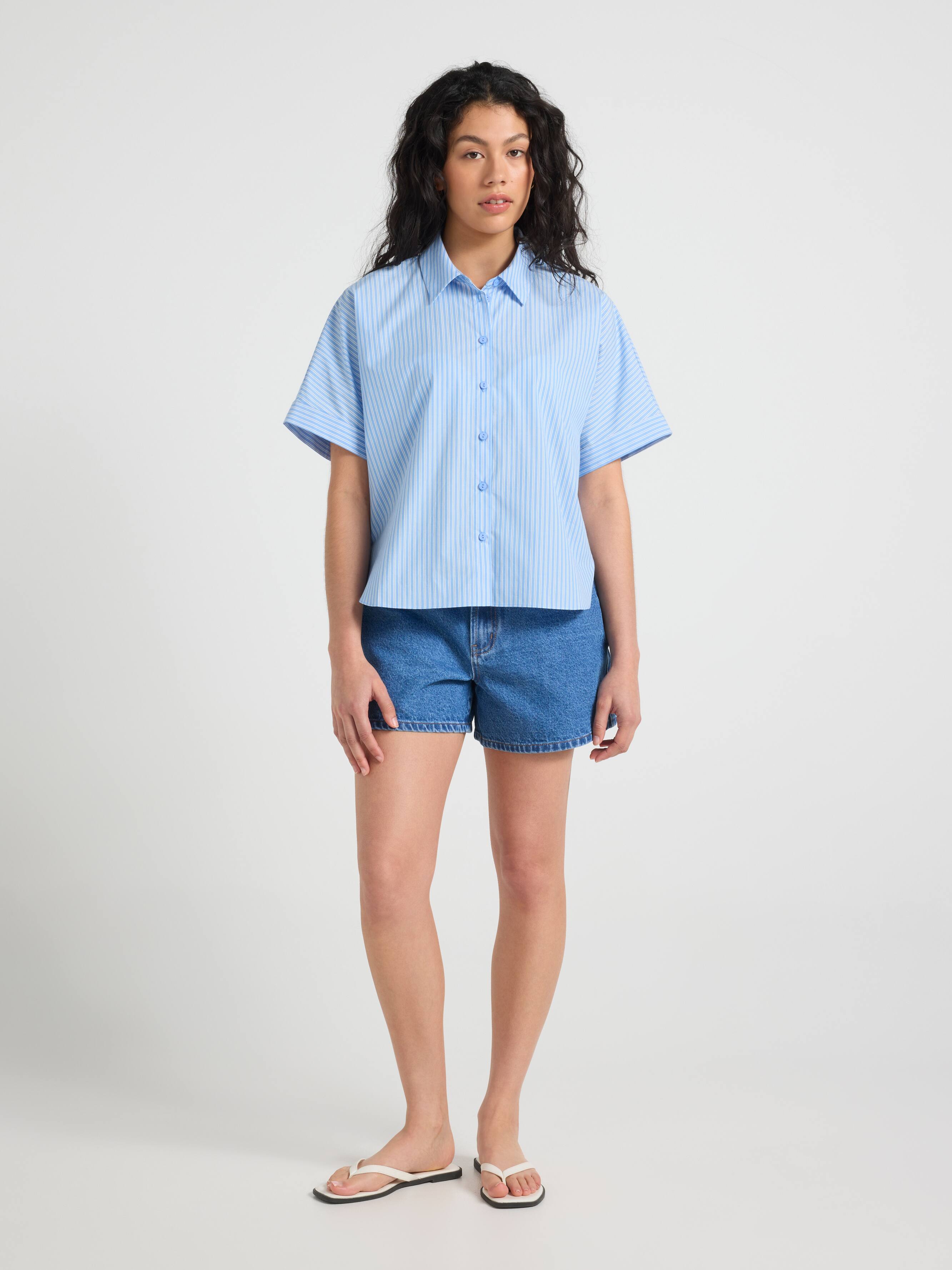 Celine Short Sleeve Cotton Shirt