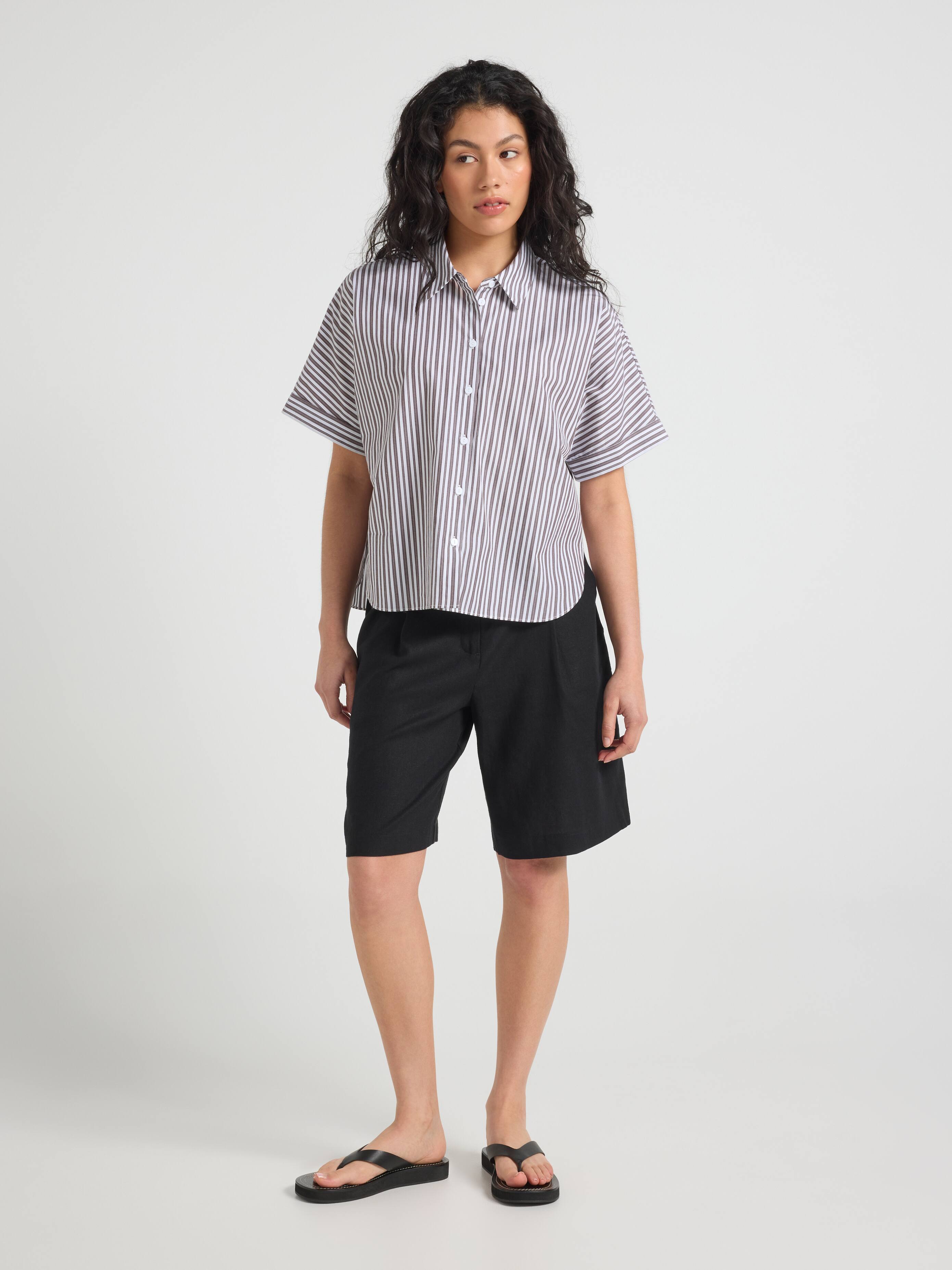 Celine Short Sleeve Cotton Shirt