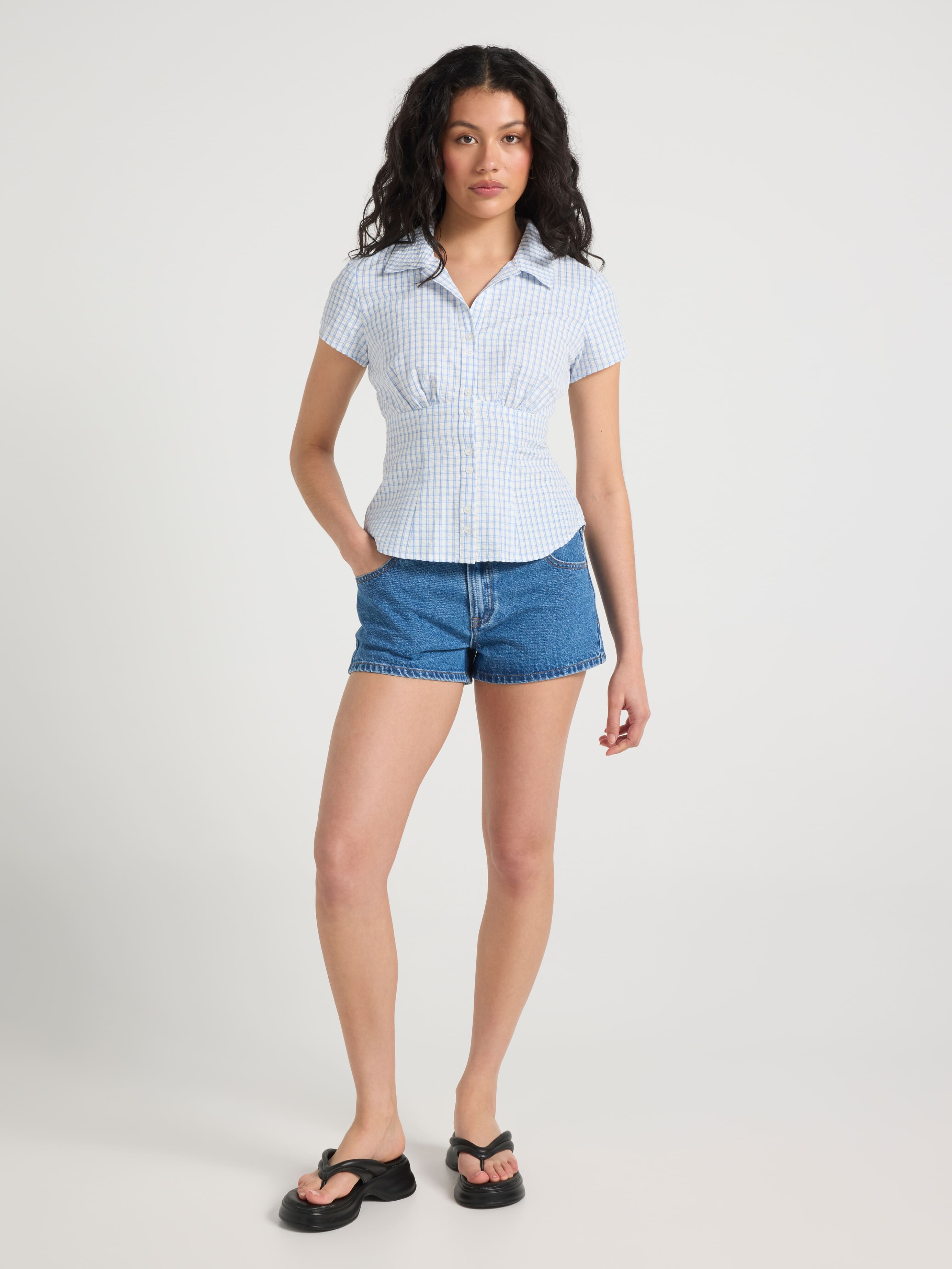 Faye Button Through Short Sleeve Shirt