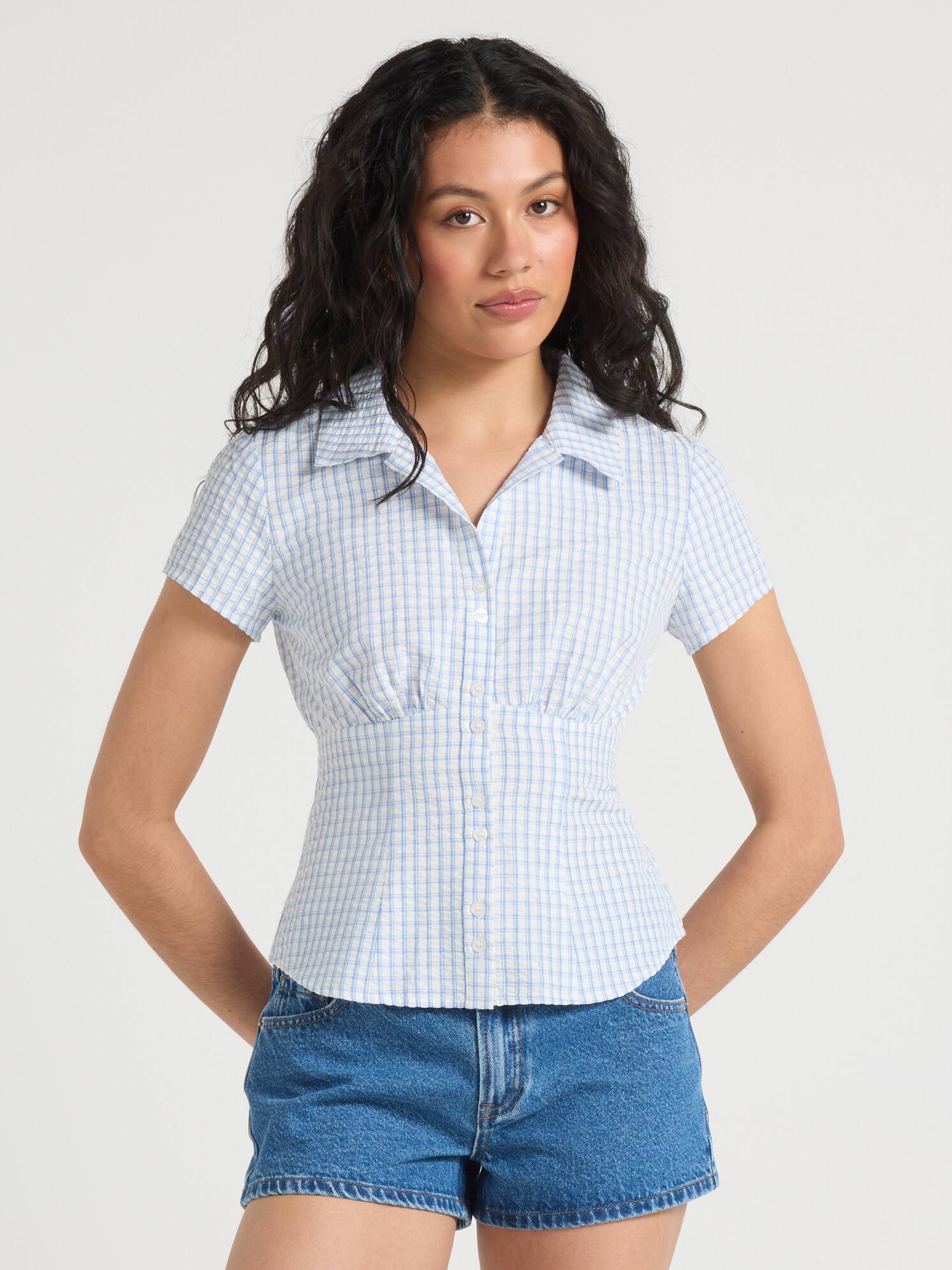 Faye Button Through Short Sleeve Shirt
