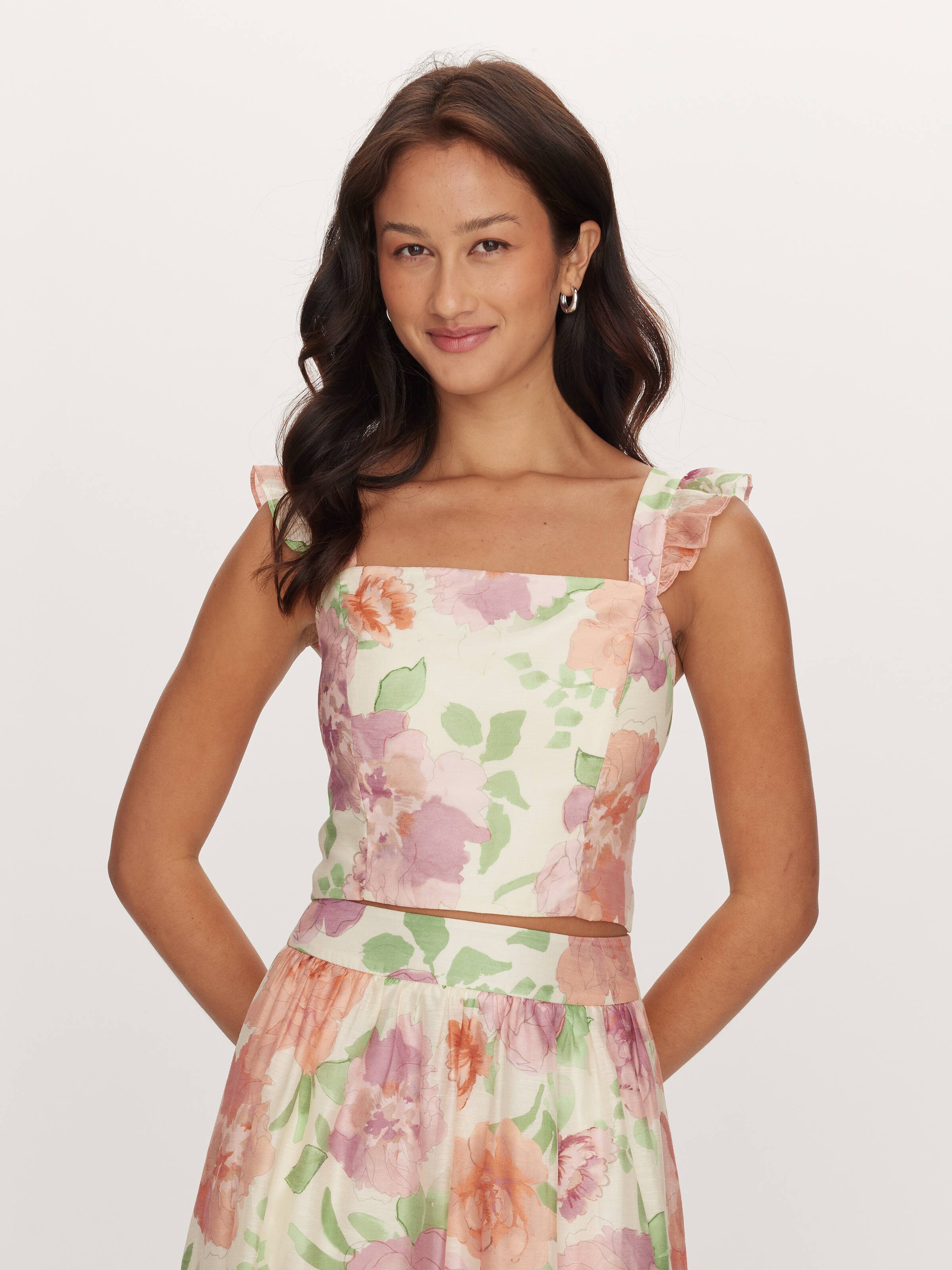Rihanna Flutter Top