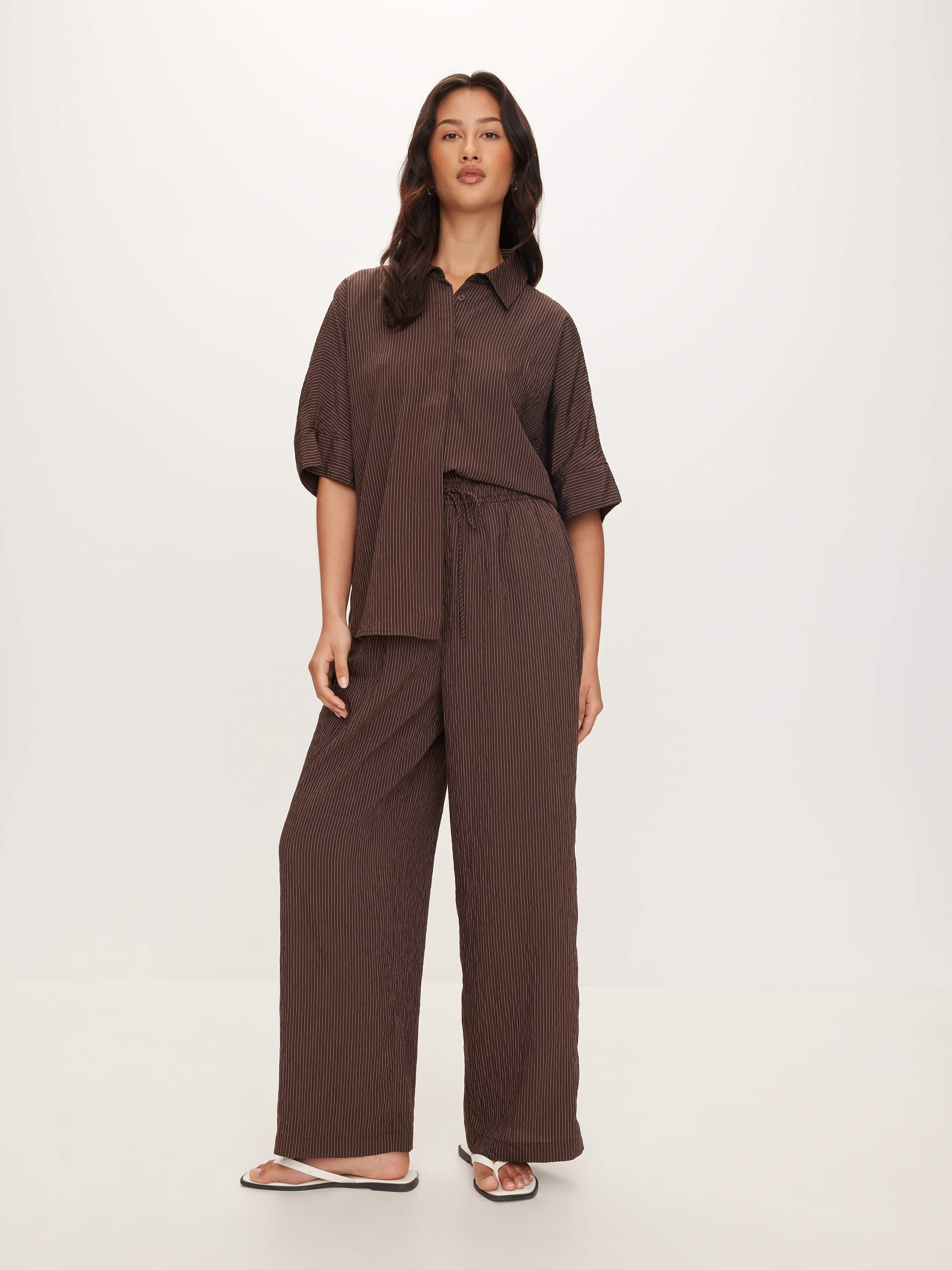 Lily Crinkle Short Sleeve Shirt