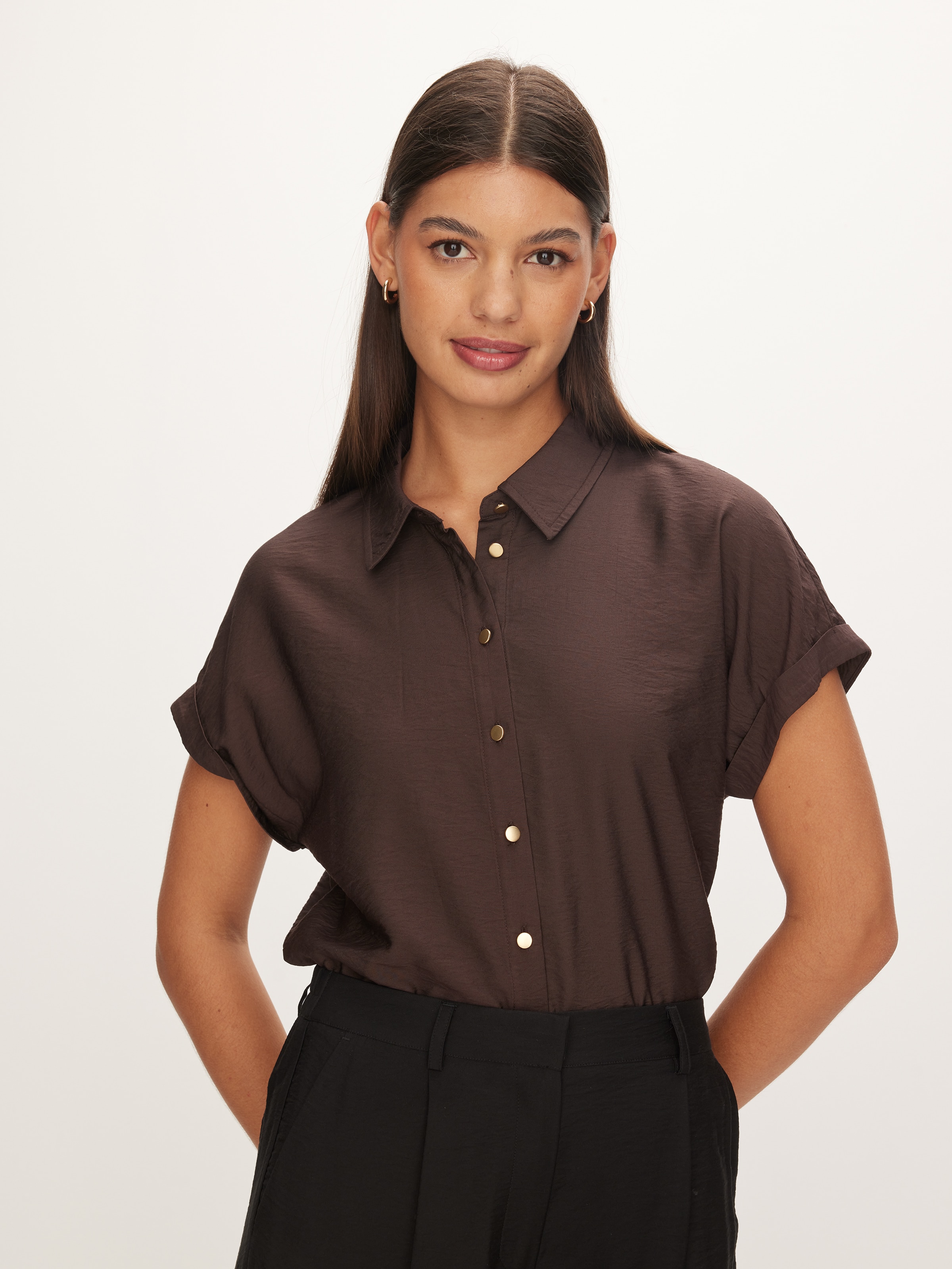 Ivana Short Sleeve Texture Shirt