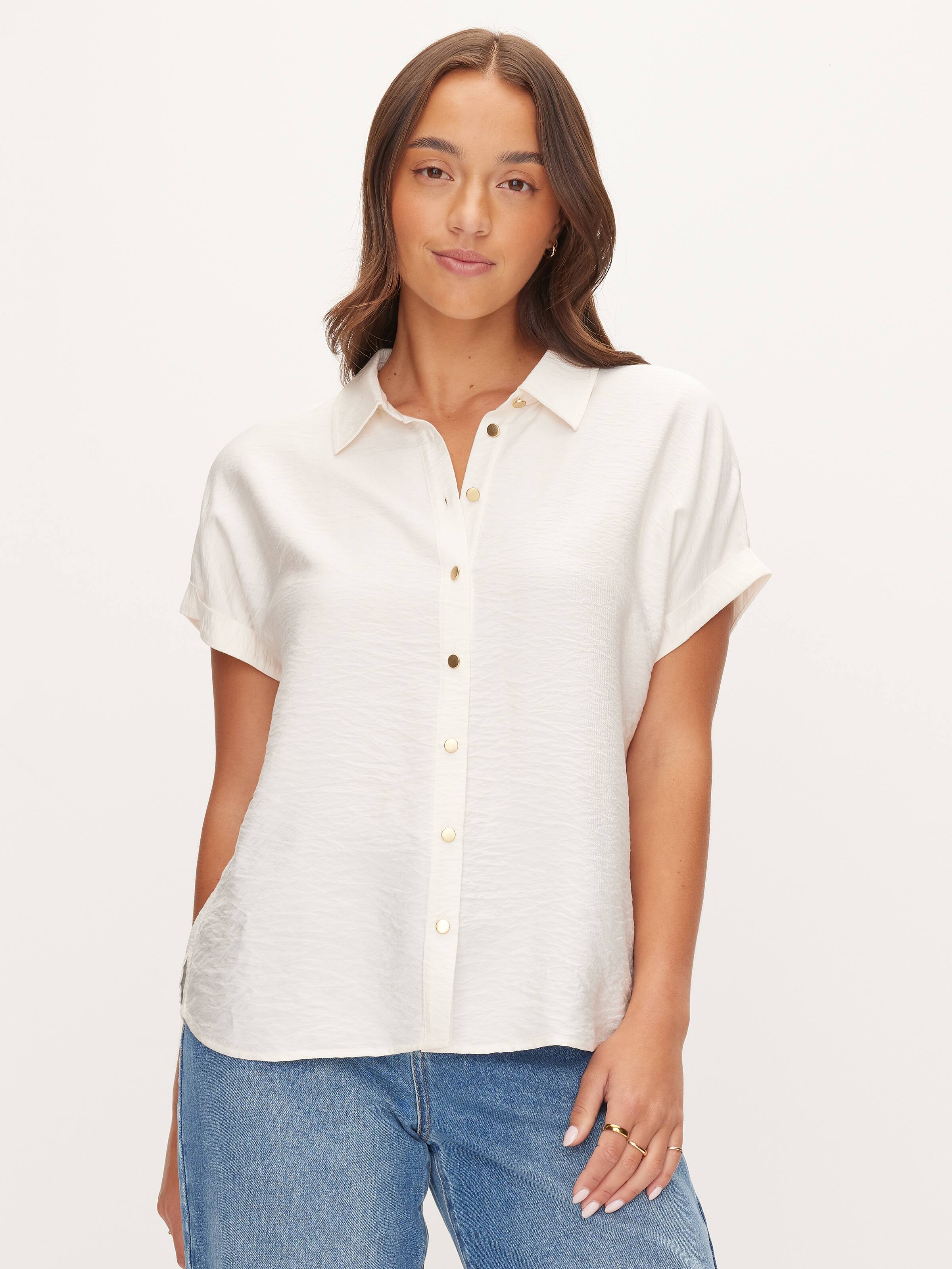 Ivana Short Sleeve Texture Shirt