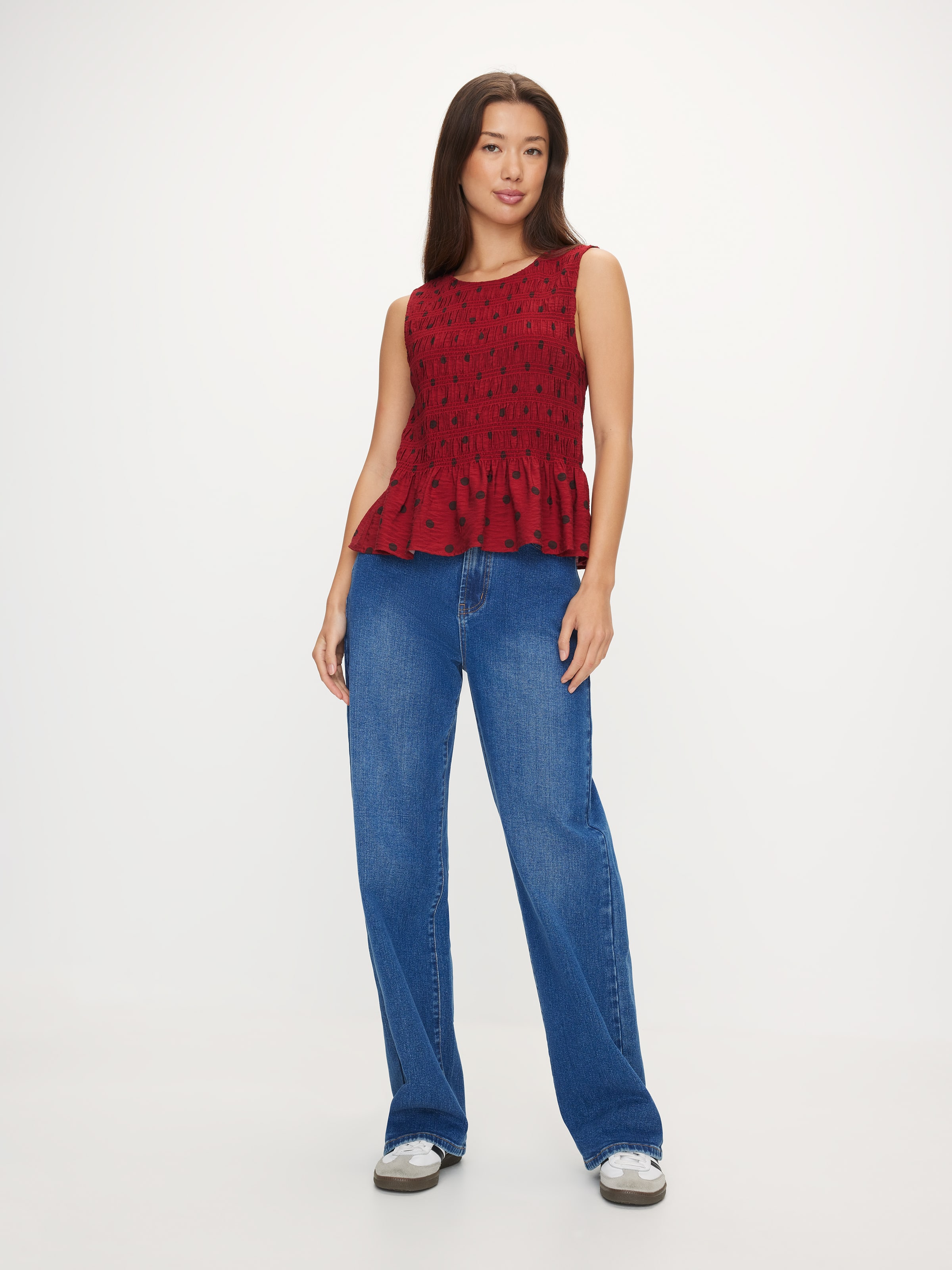 Amy Shirred Blouse