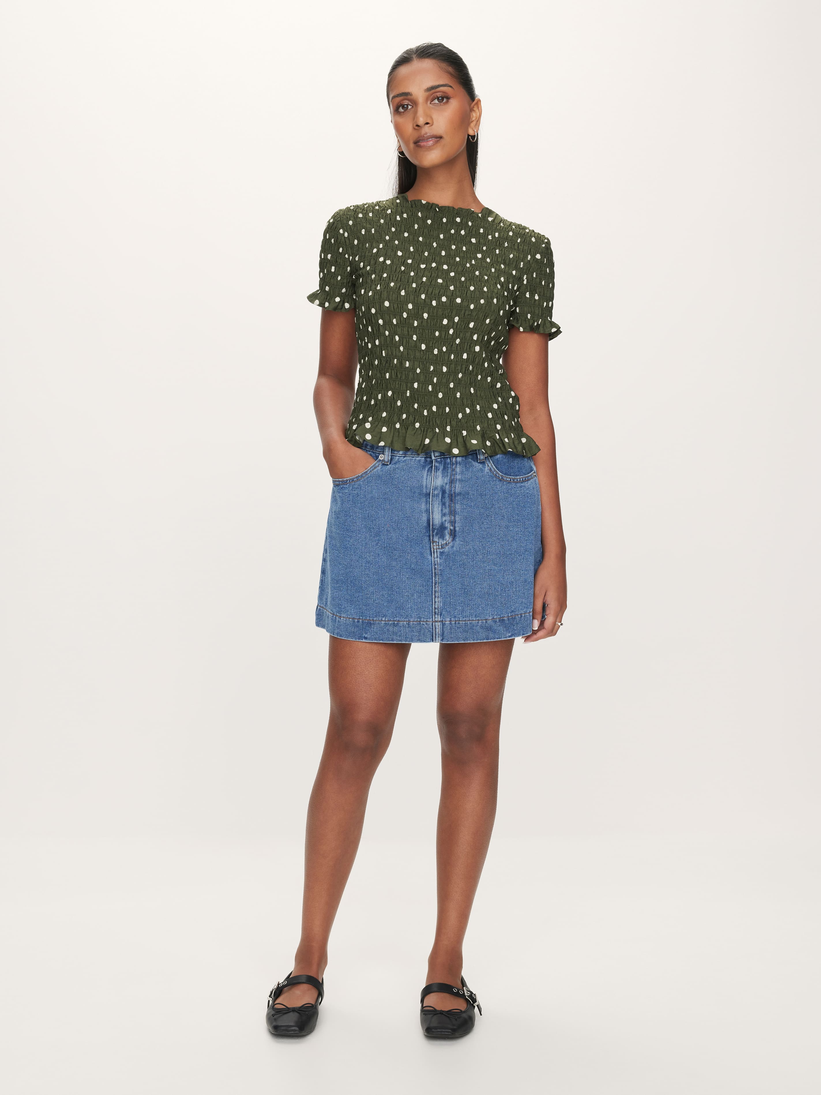 Cora Ruched Top