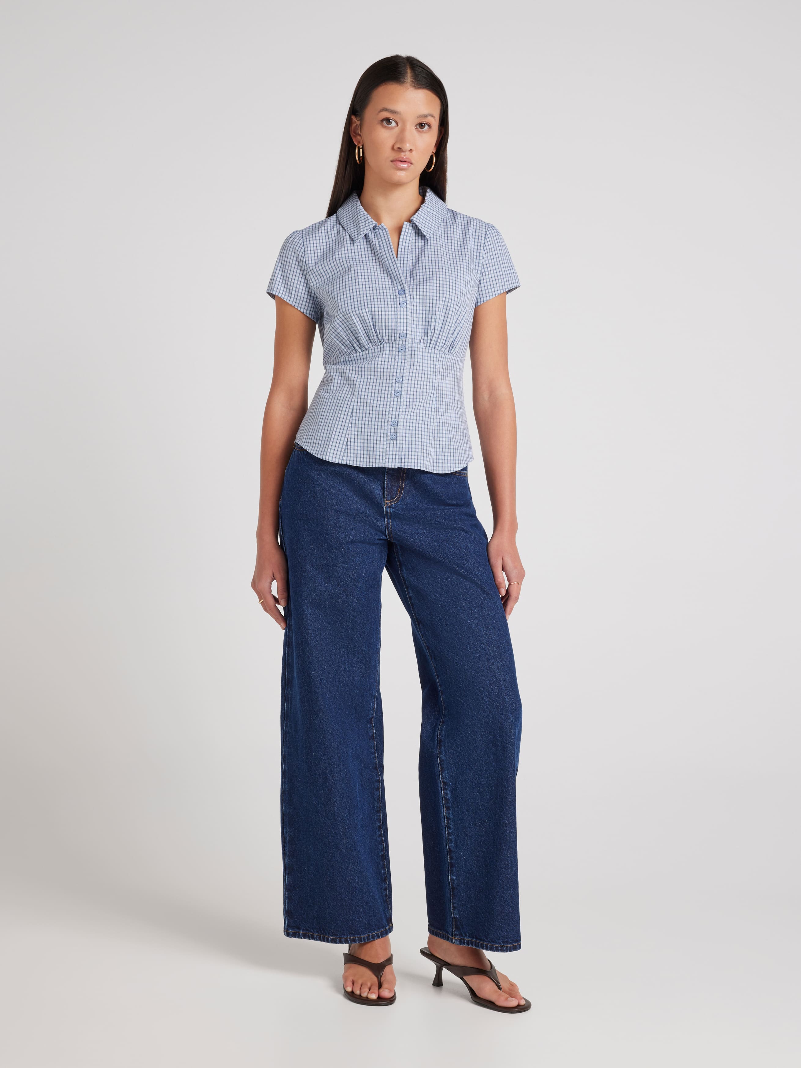 Faye Button Through Short Sleeve Shirt