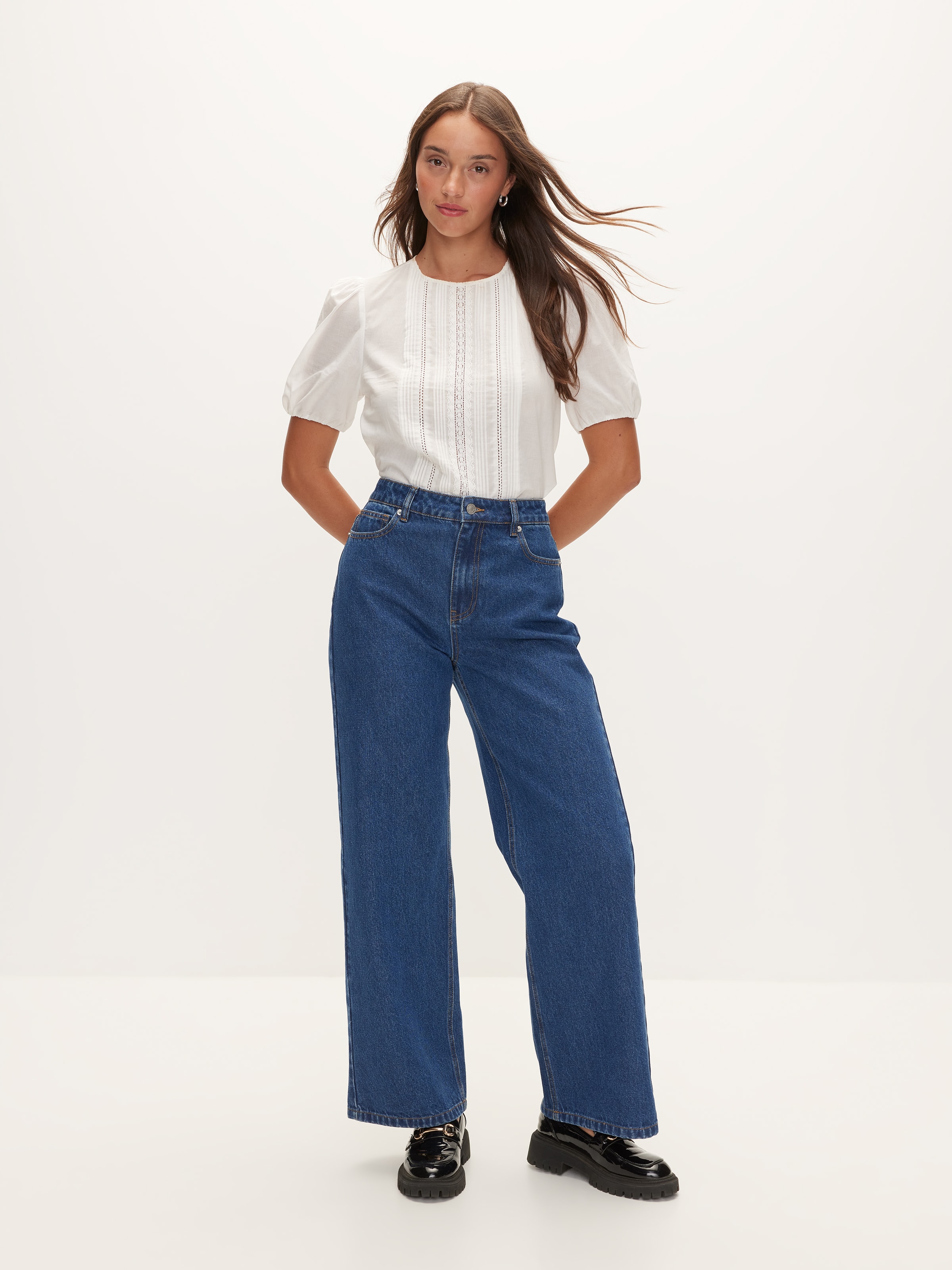 Charlotte Lace Trim Top