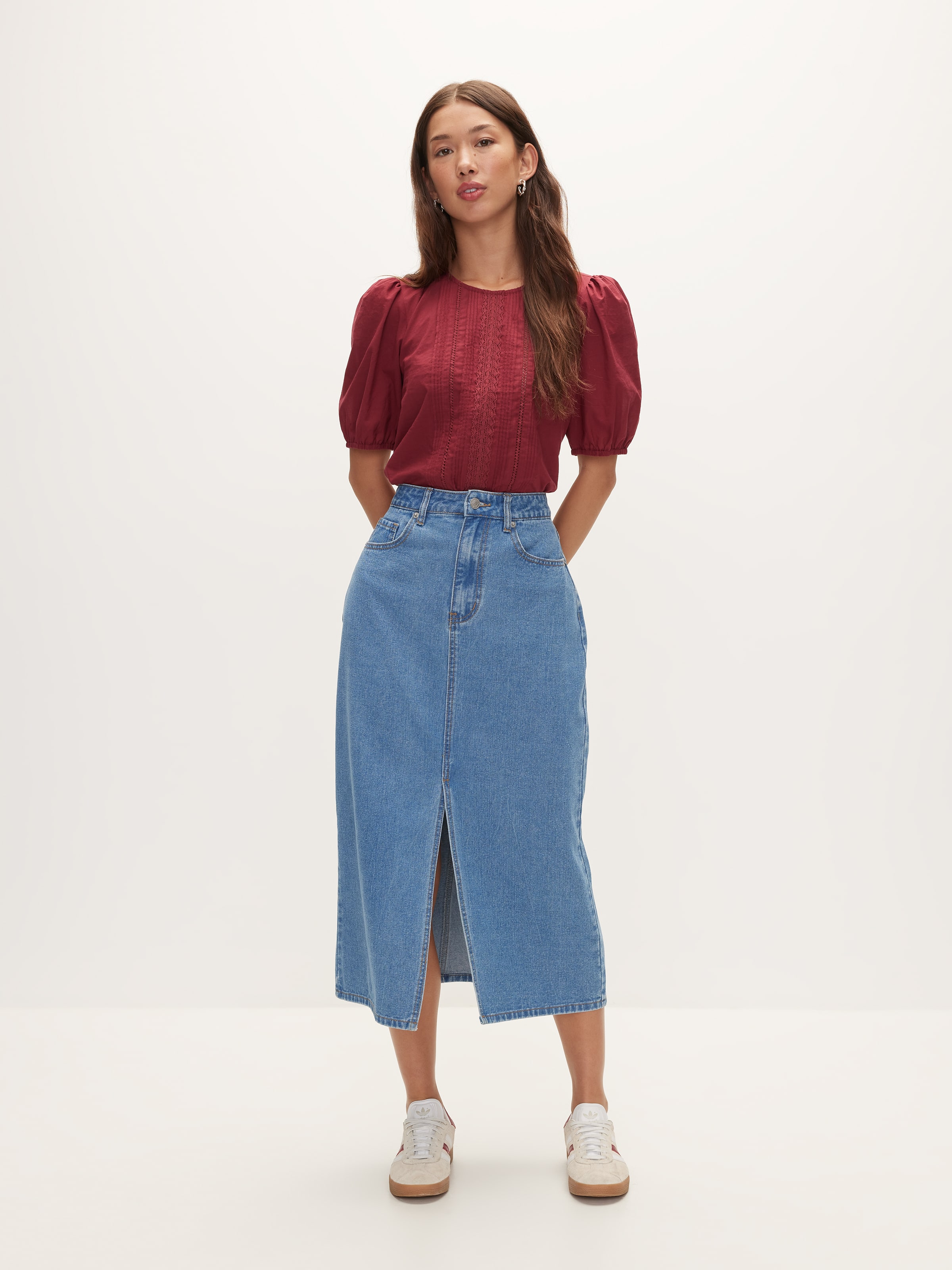 Charlotte Lace Trim Top