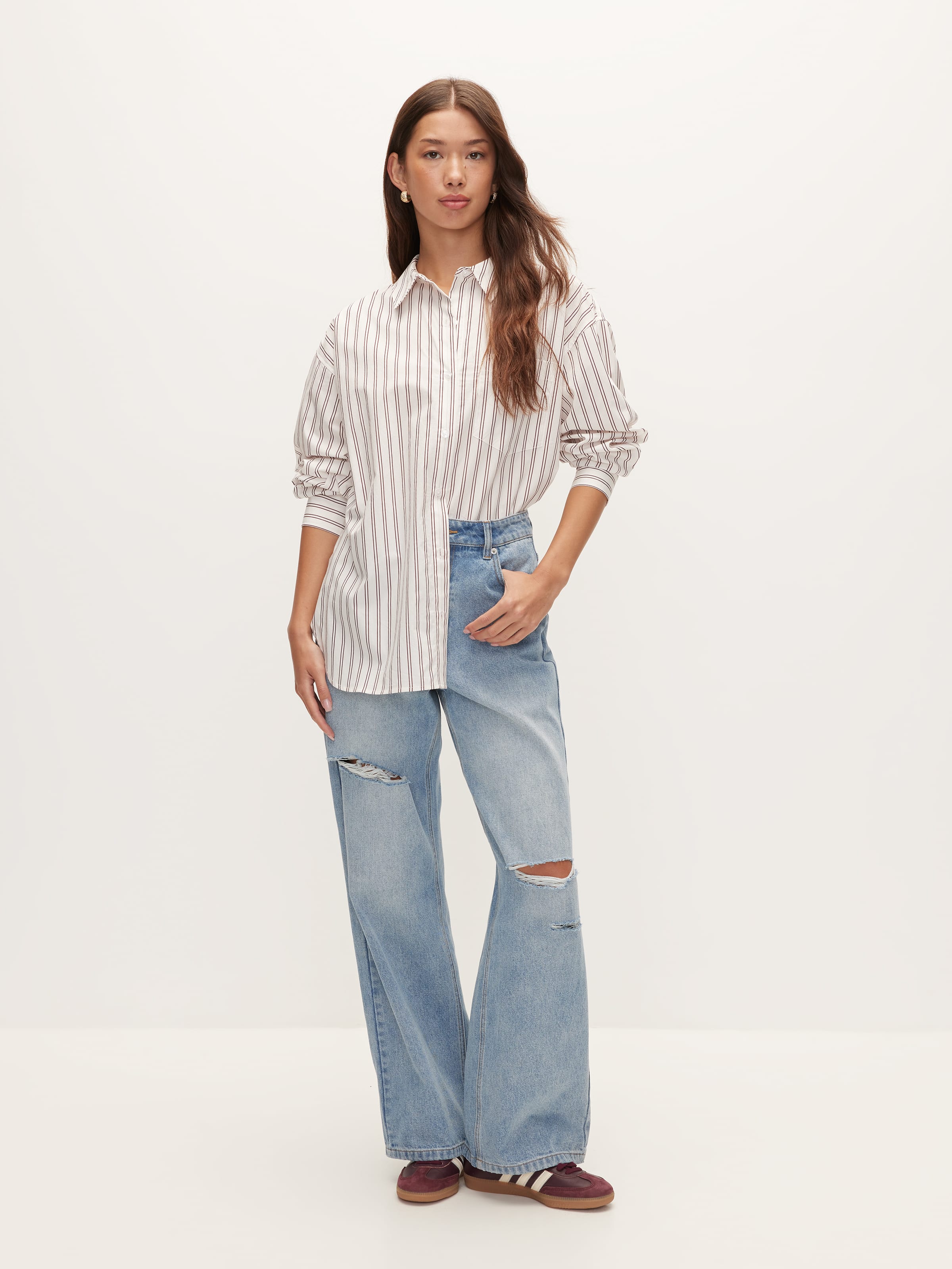 Luna Cotton Stripe Shirt