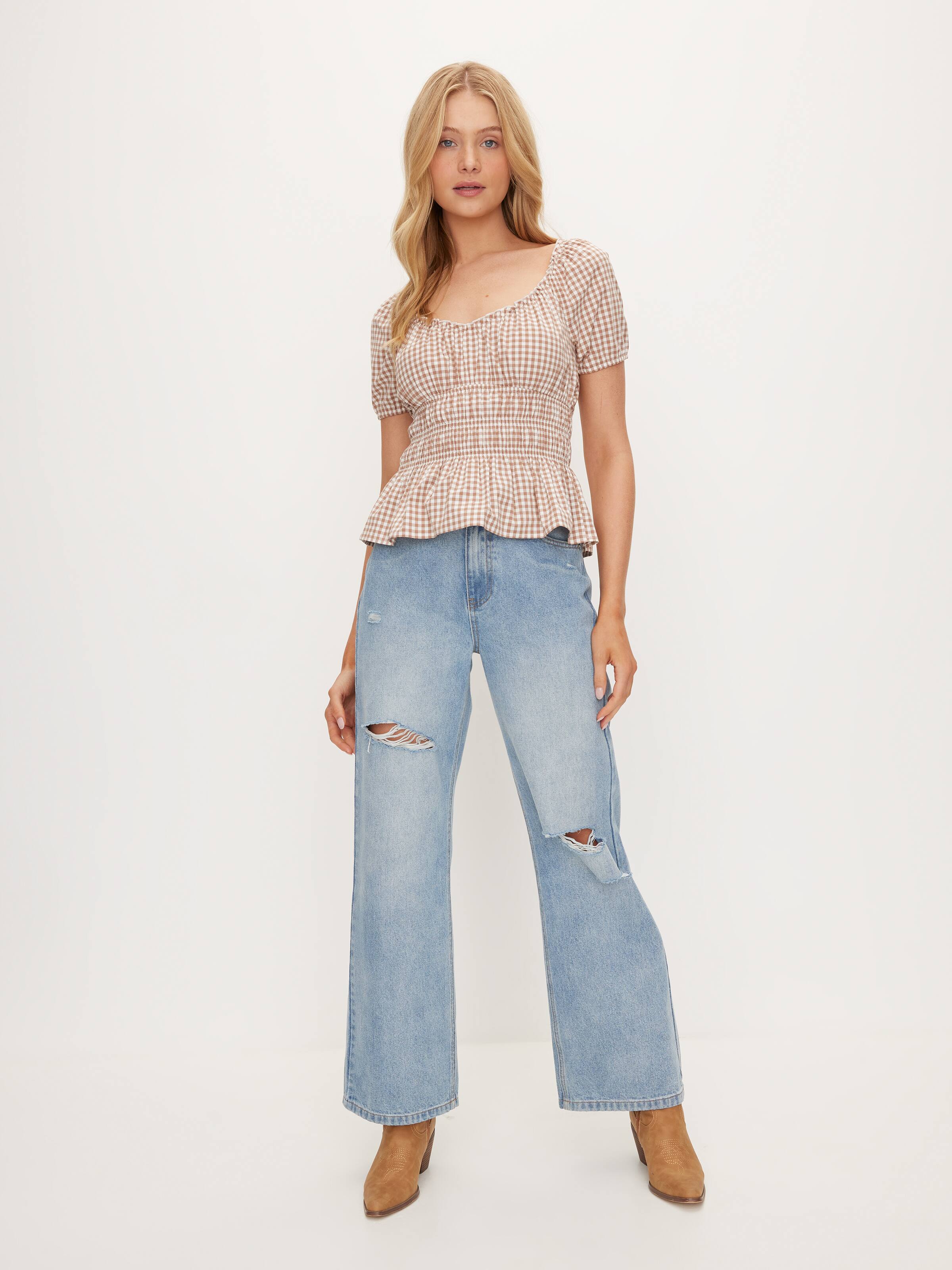 Leah Ruched Top
