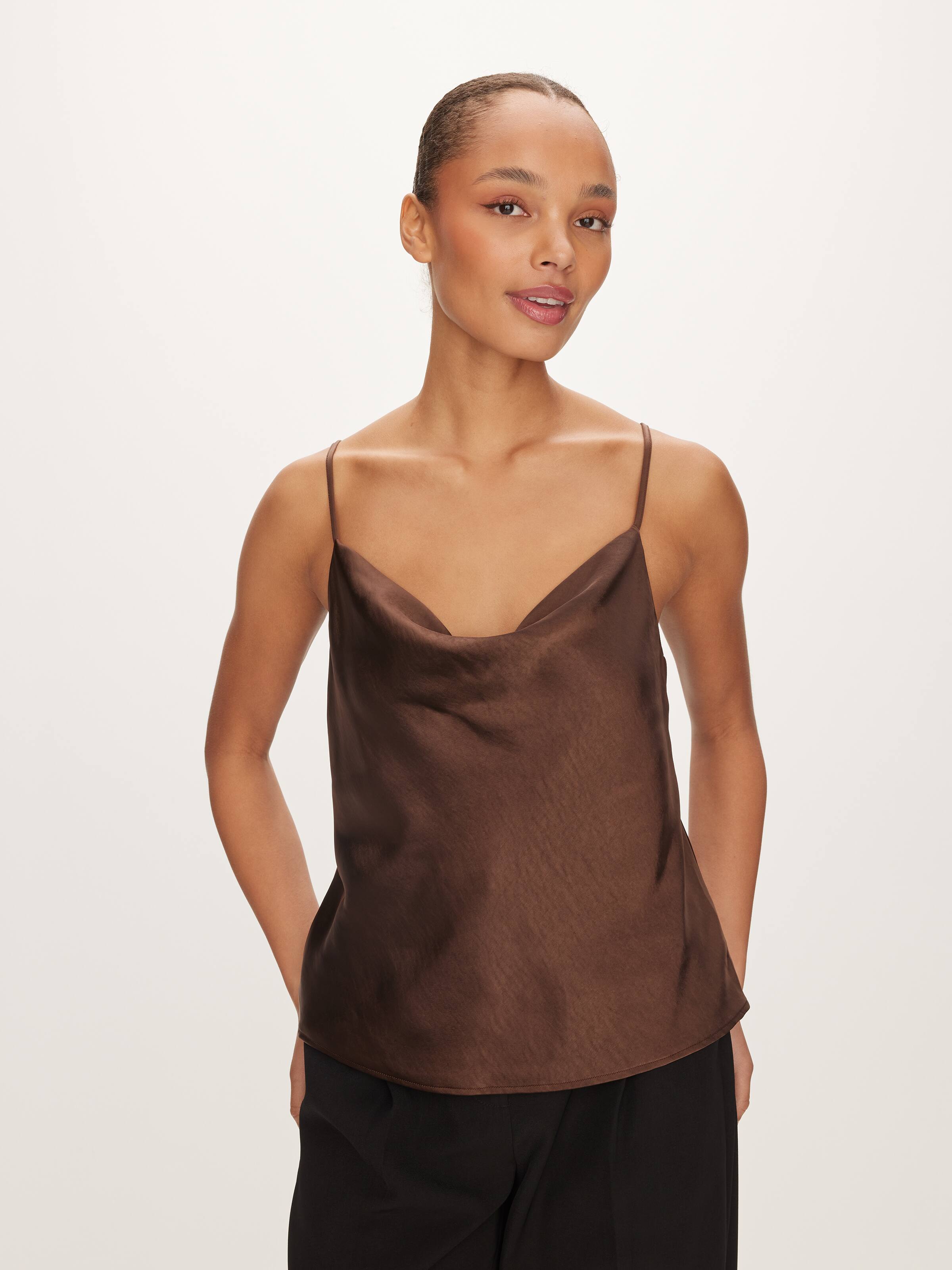 Lotus Cowl Neck Cami