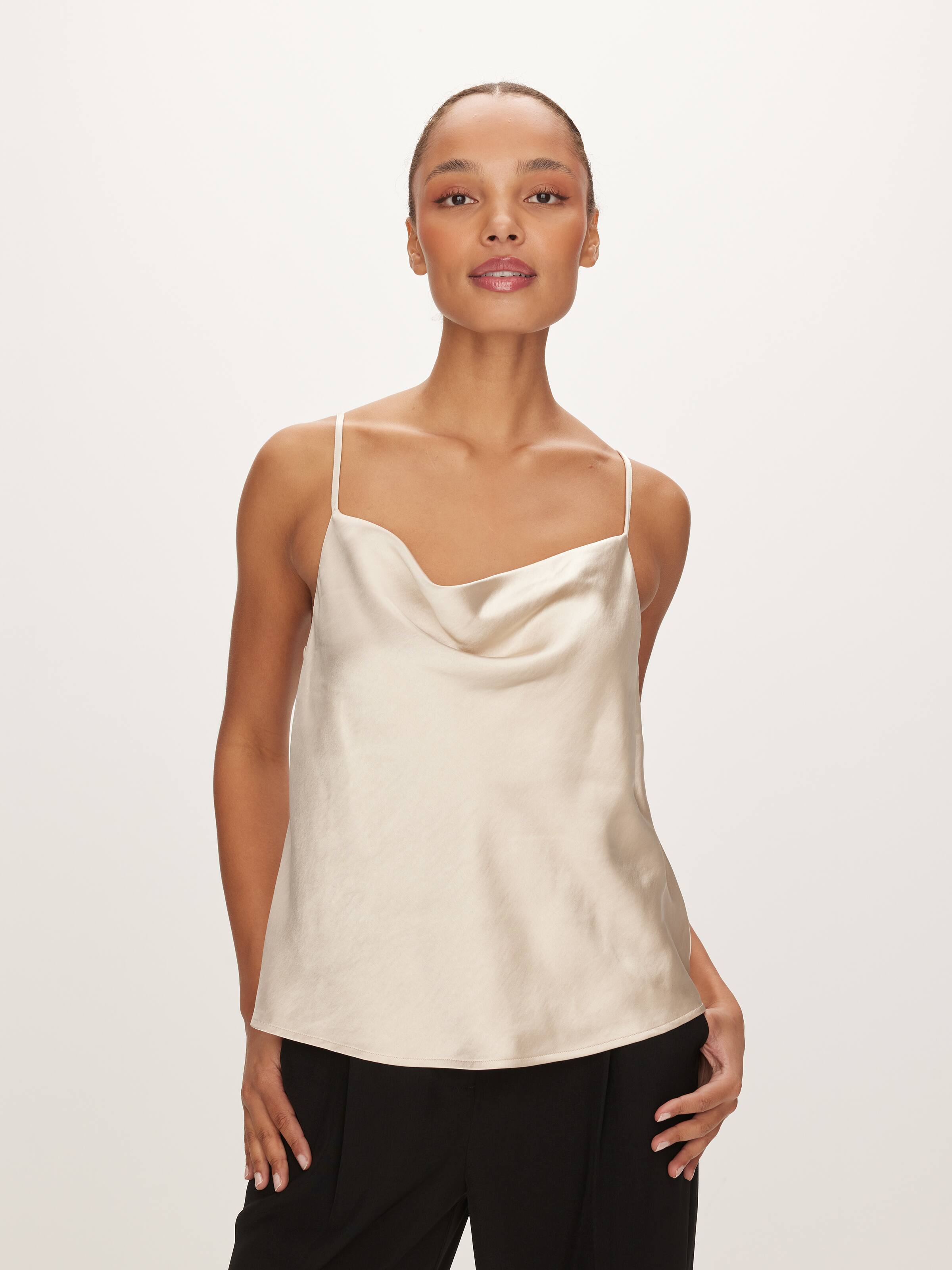 Lotus Cowl Neck Cami