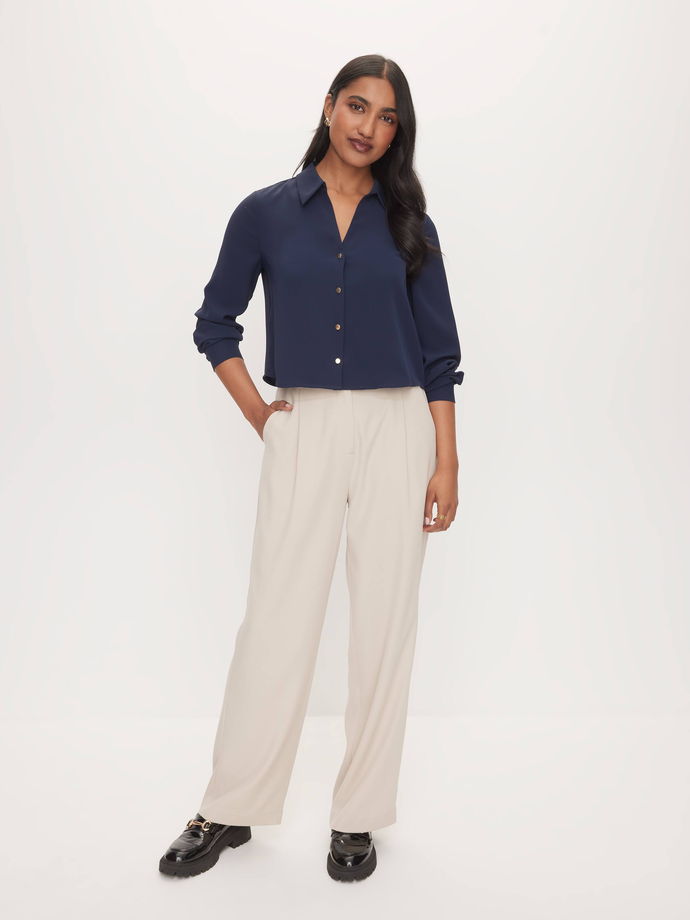 Laila Cropped Shirt