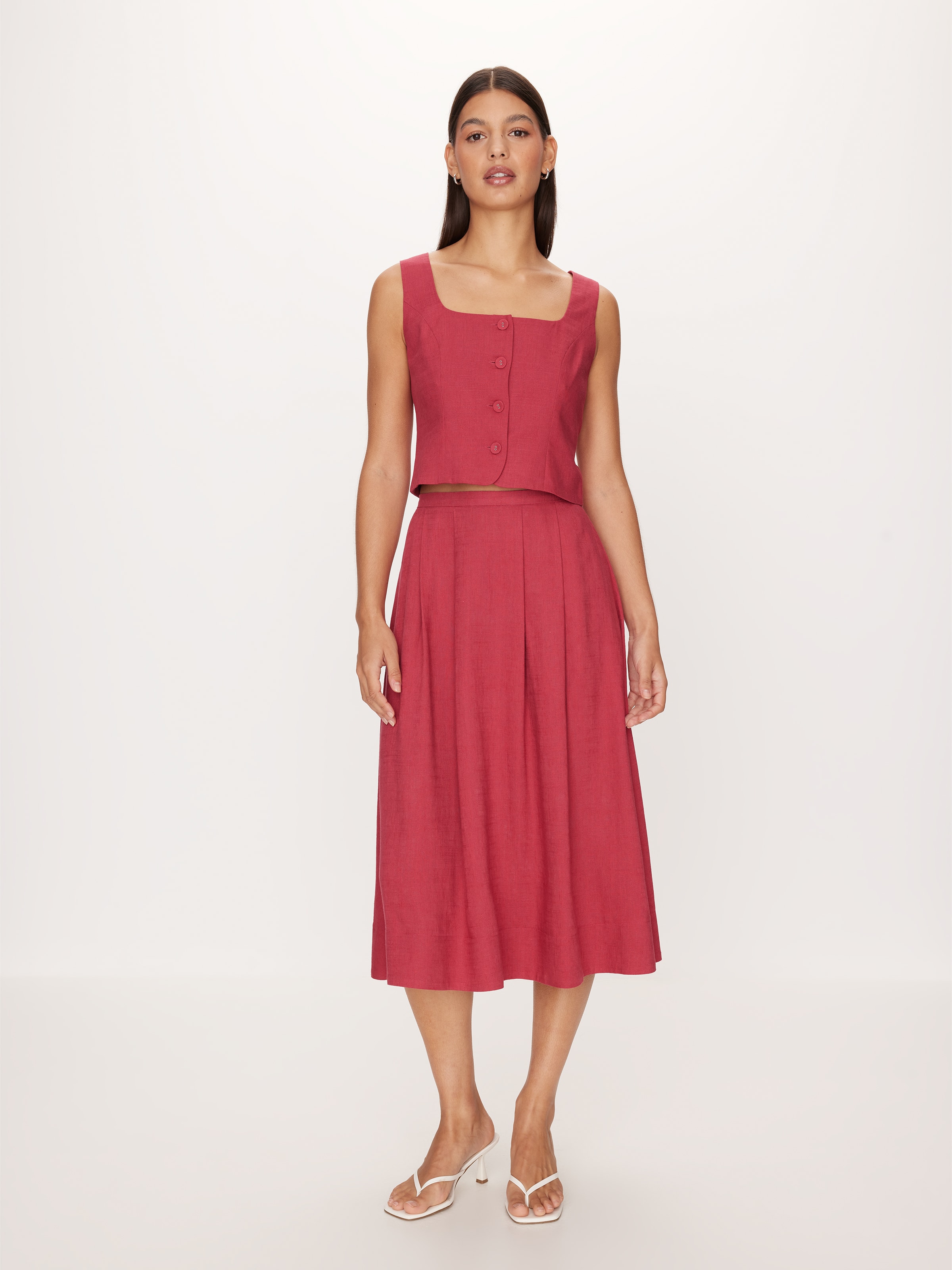 Annabella Button Through Top