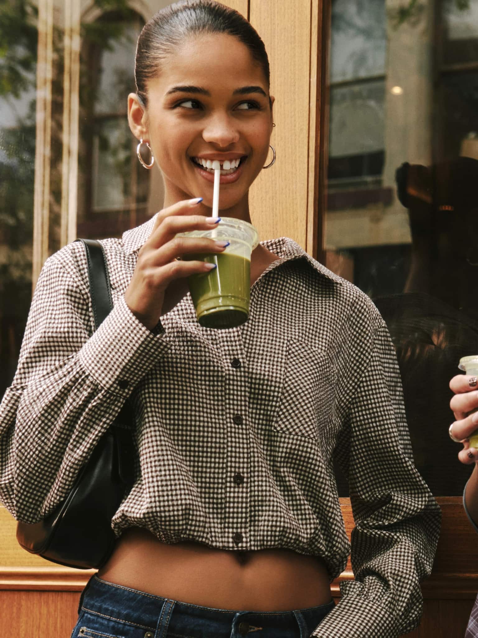 Gretta Bubble Hem Shirt