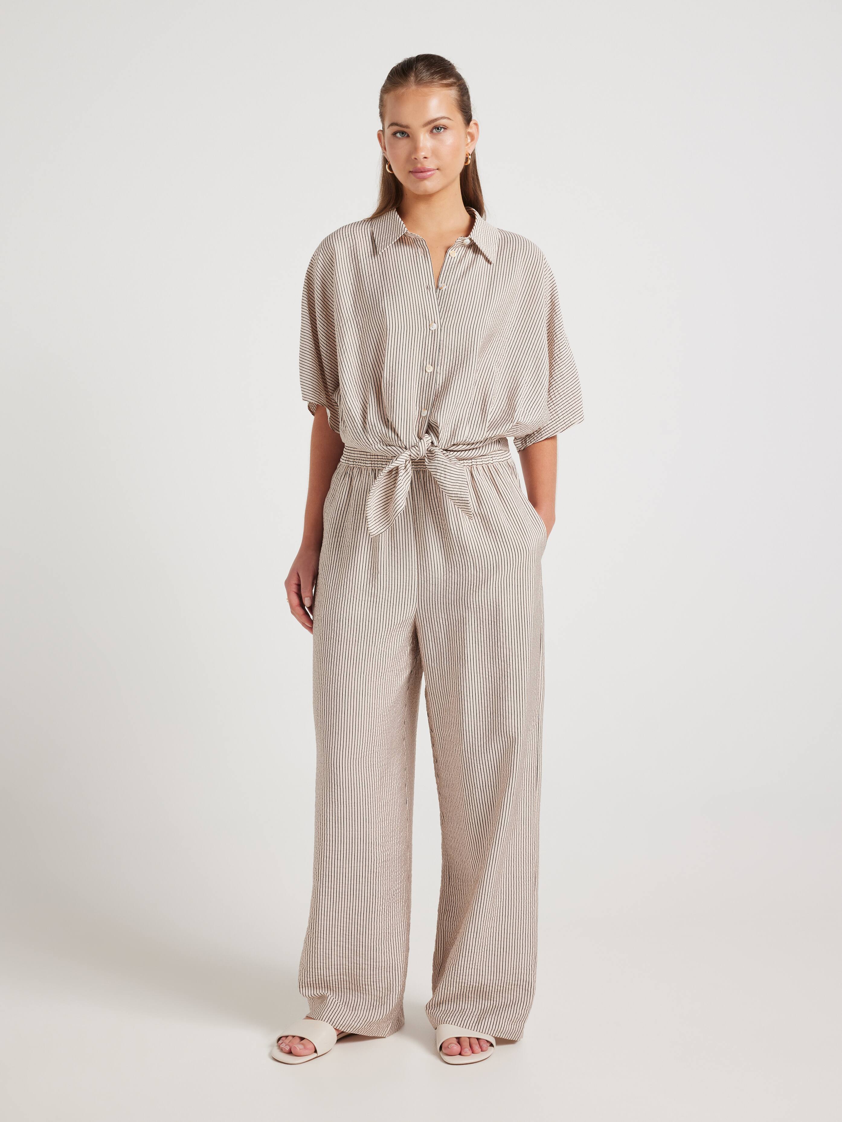 Tegan Short Sleeve Knot Front Shirt