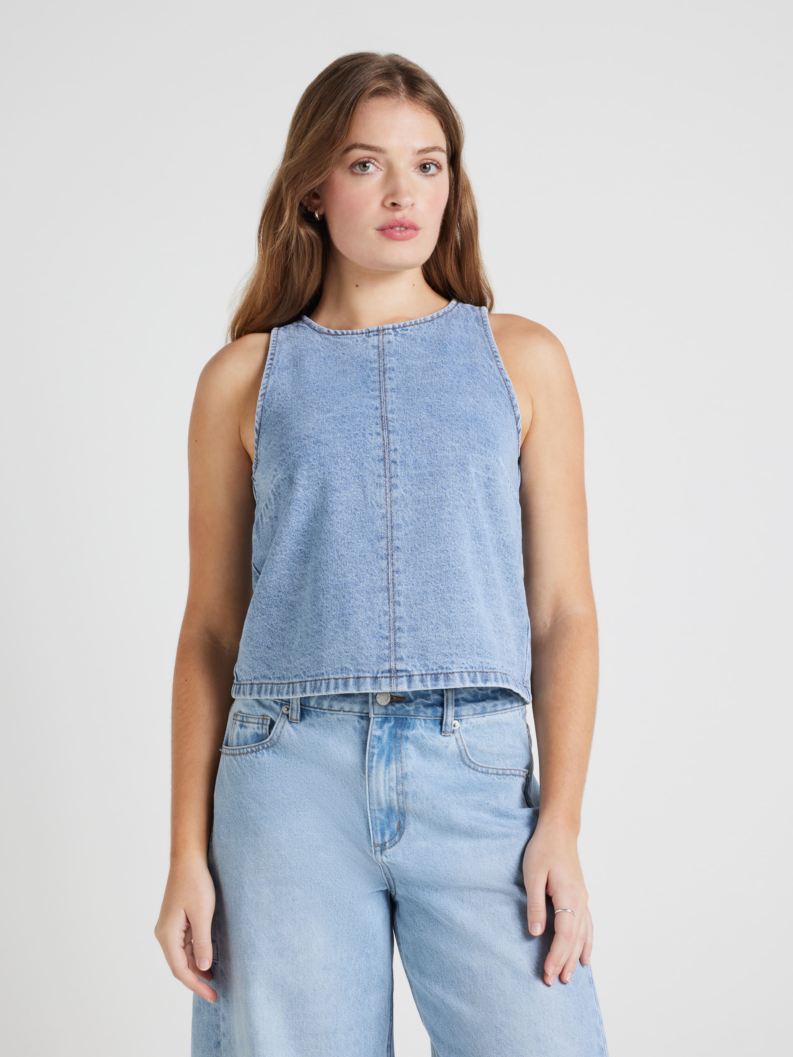Chloe Denim Halter Top