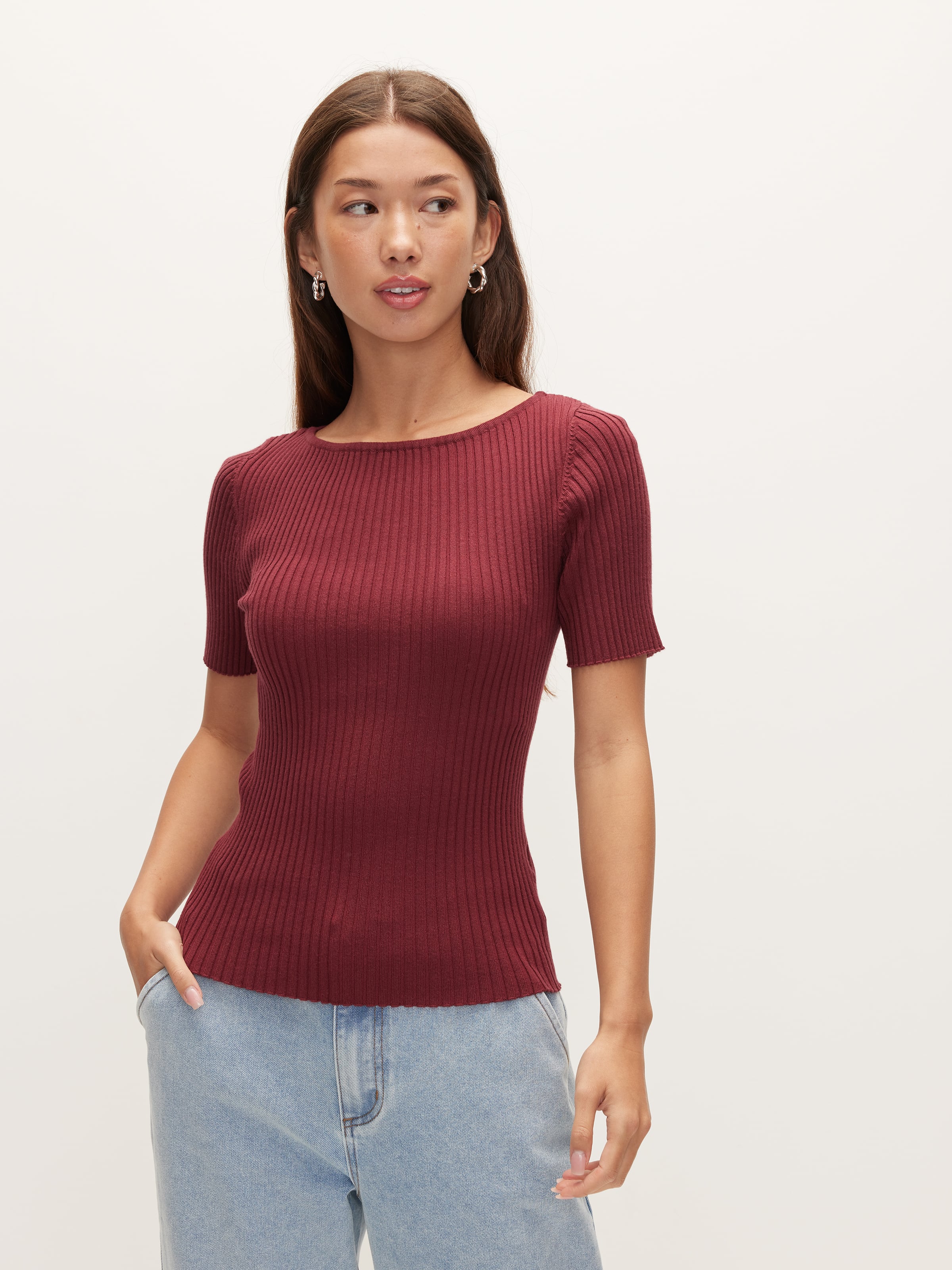 Lily Boatneck Knit