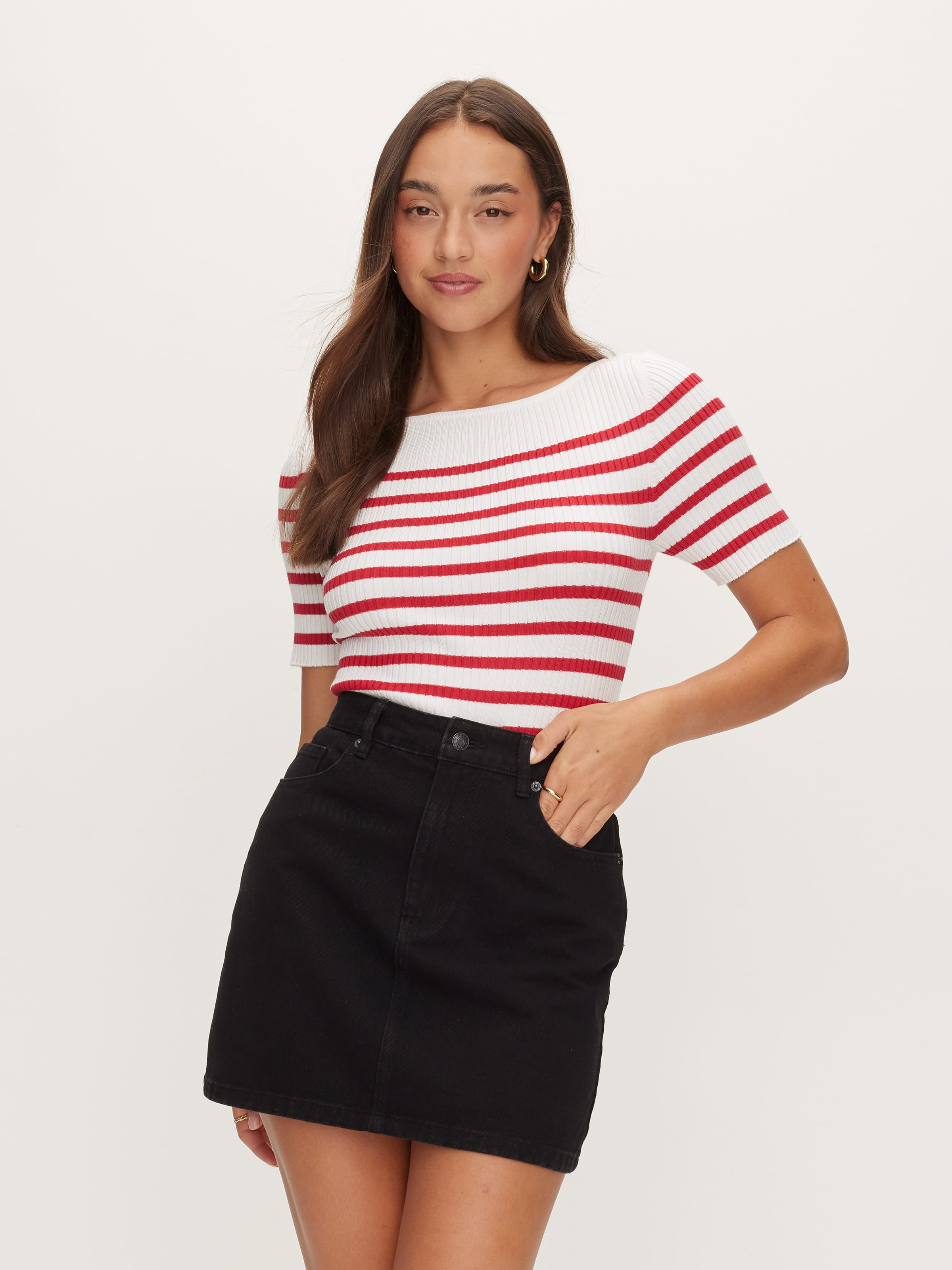 Lily Boatneck Knit