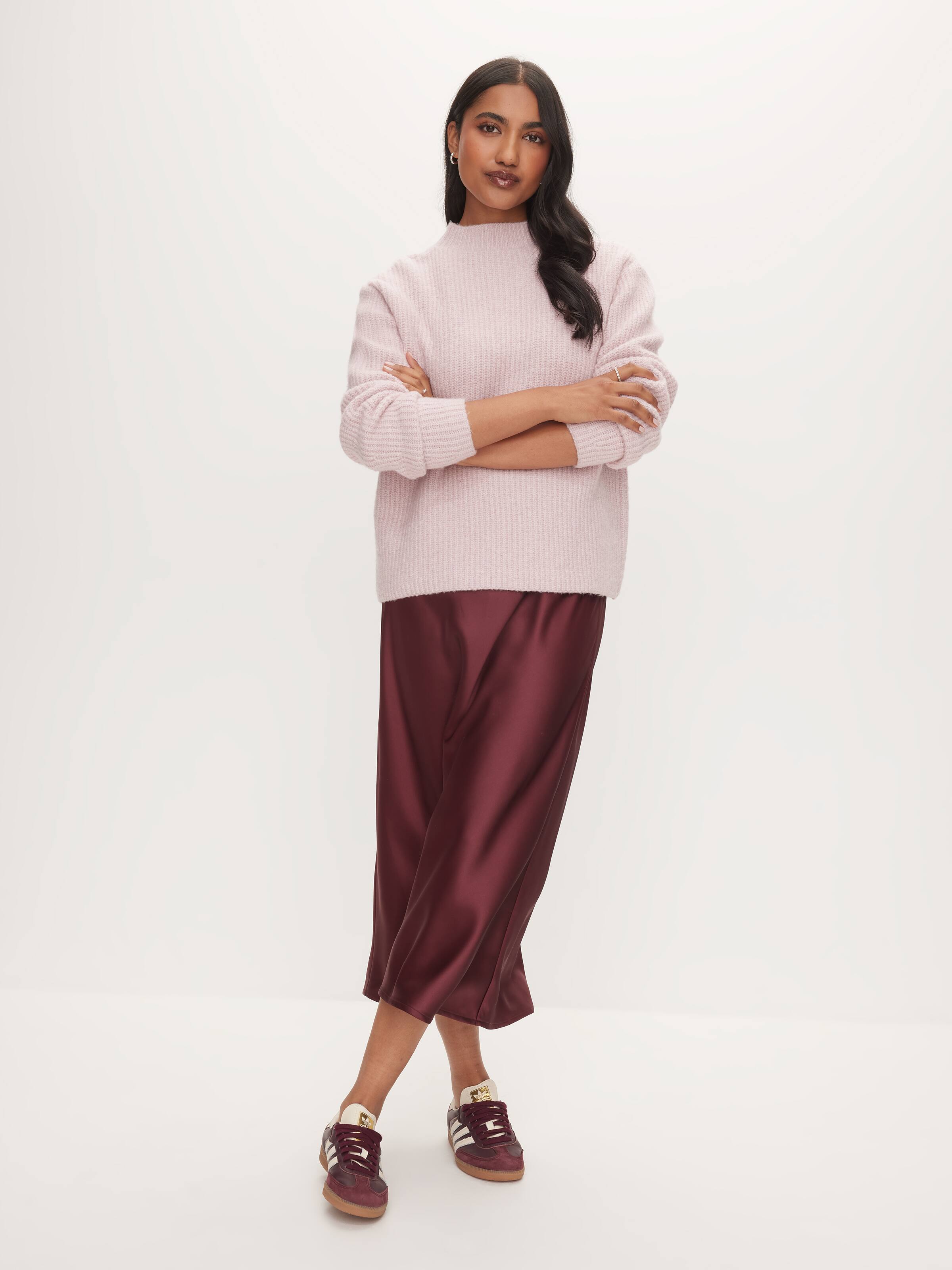 Marissa Mock Neck Knit