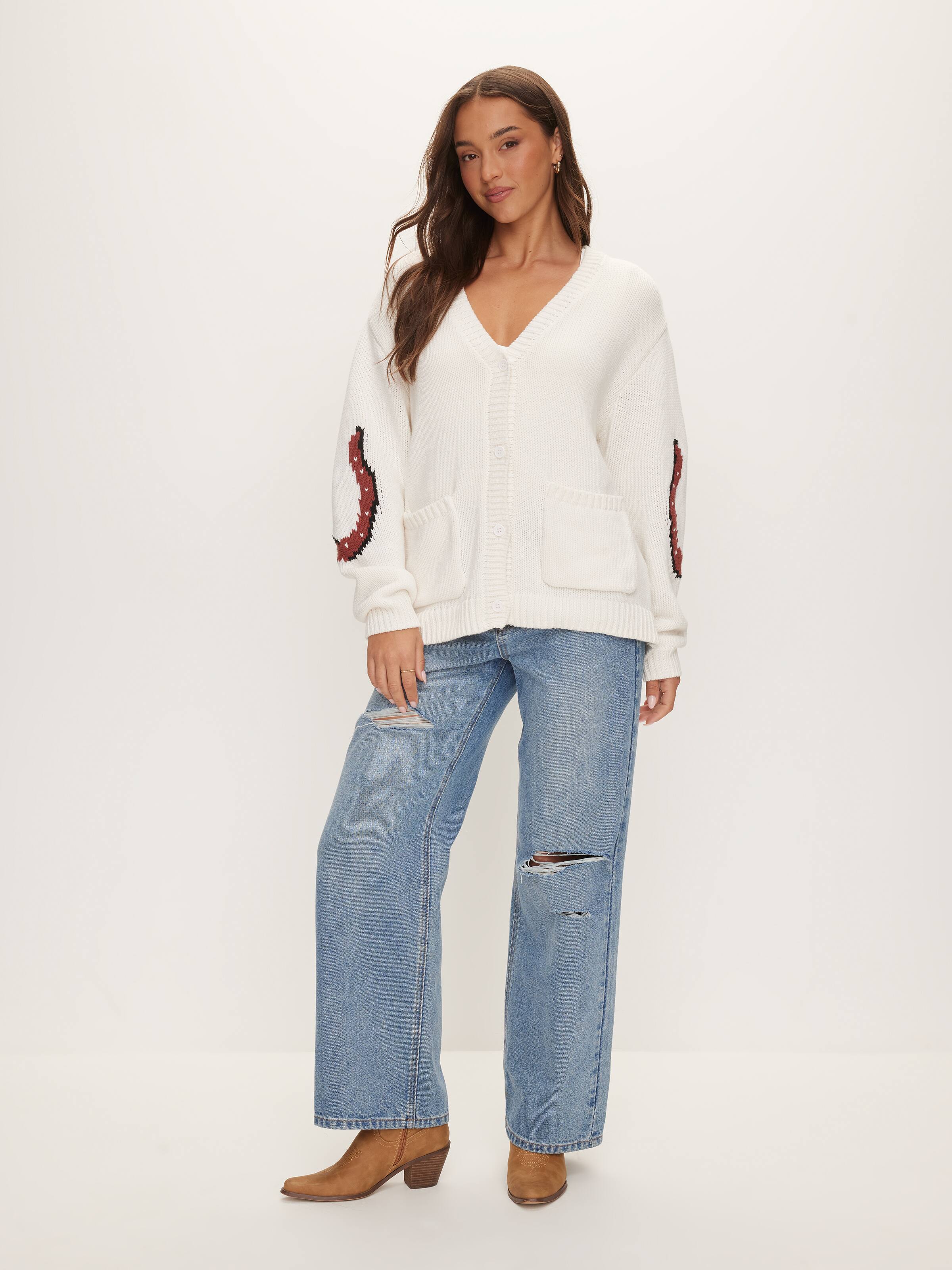 Image for Oversized Animal Long Sleeve Cardi from JustGroupNZ