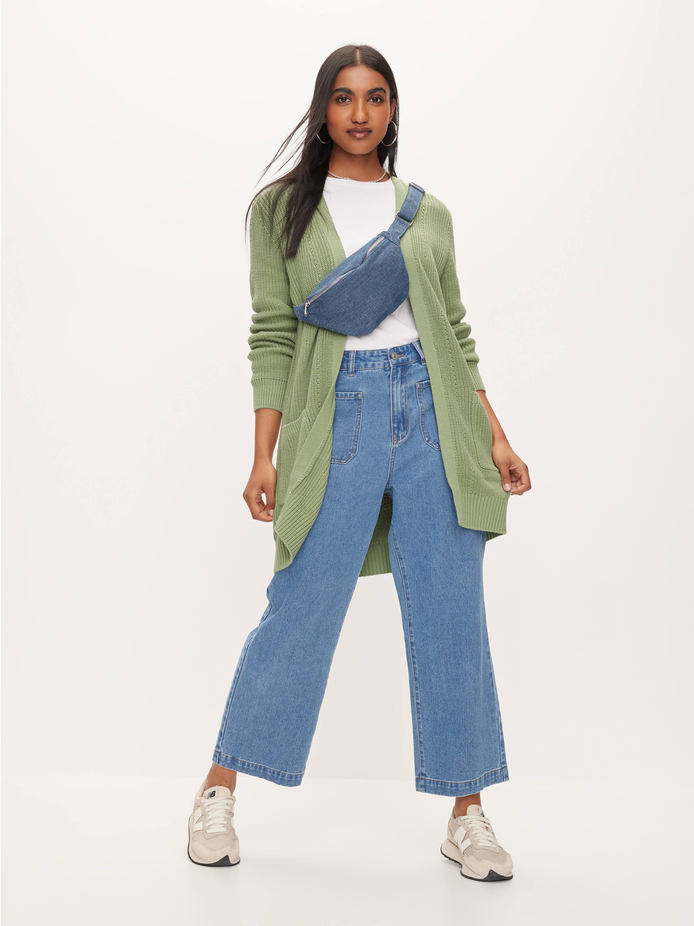 Grass green cardigan best sale