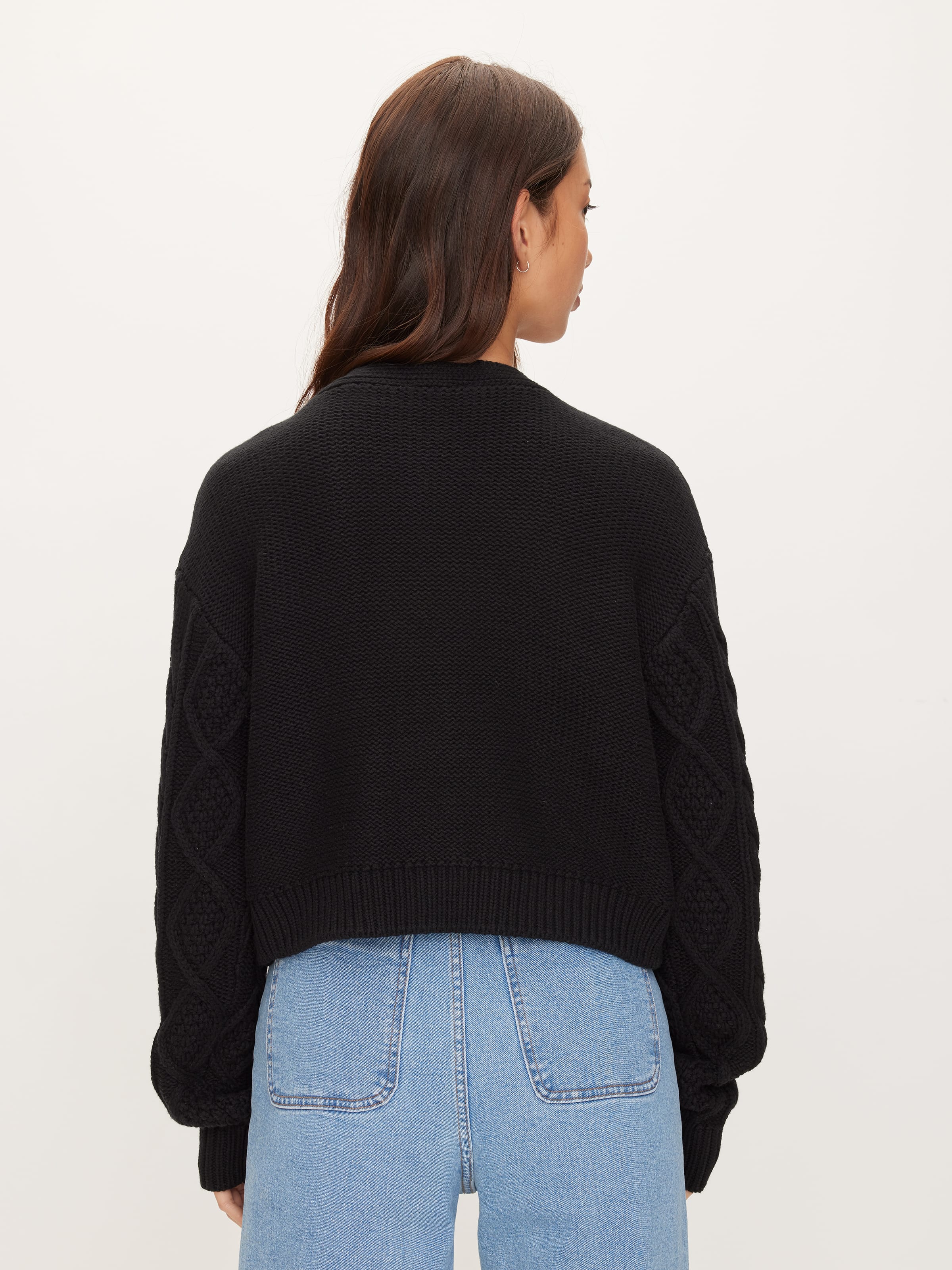 Image for Chrissy Crop Cable Cardigan from JustGroupNZ