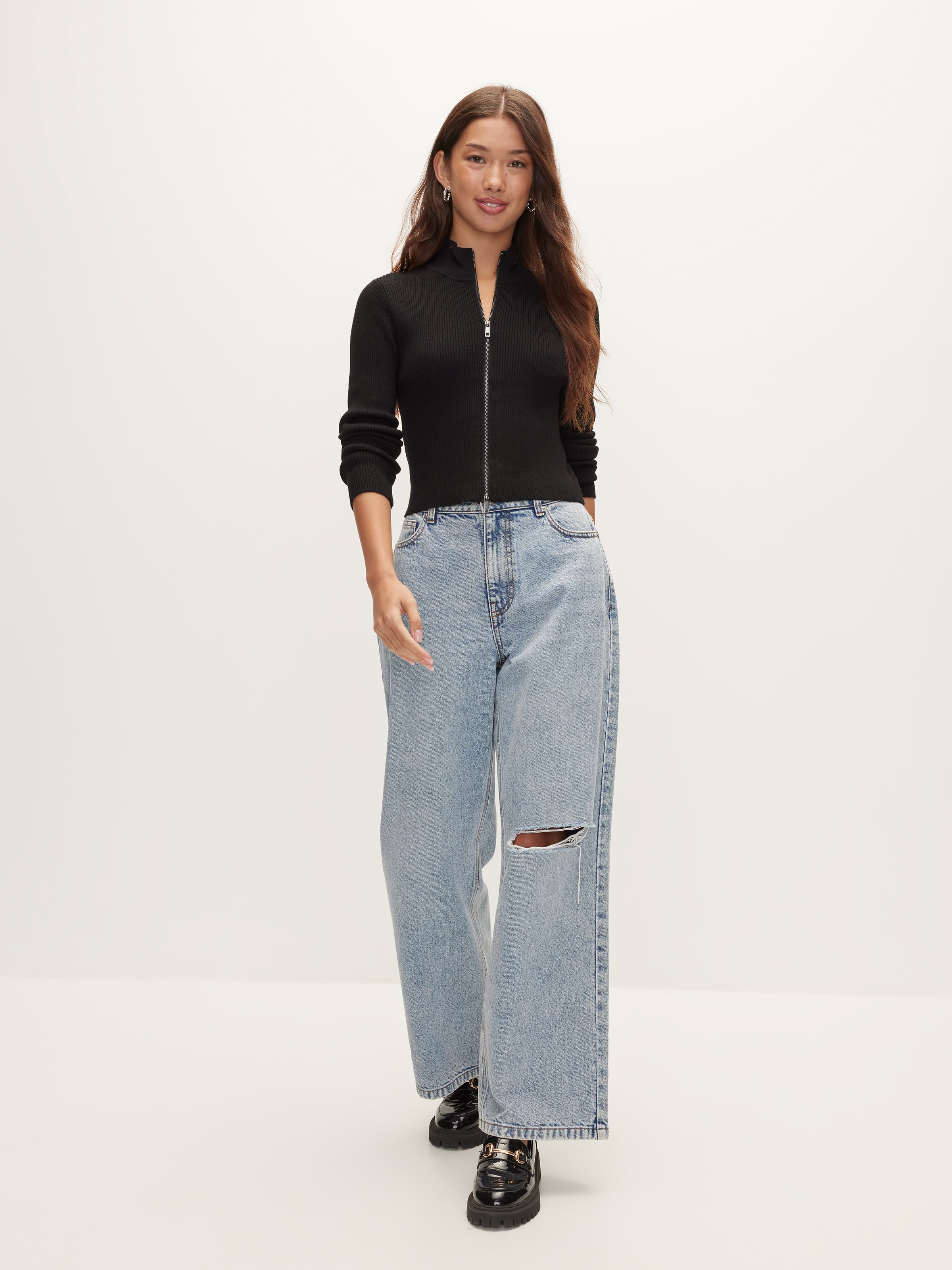 Samantha Zip Through Cardi