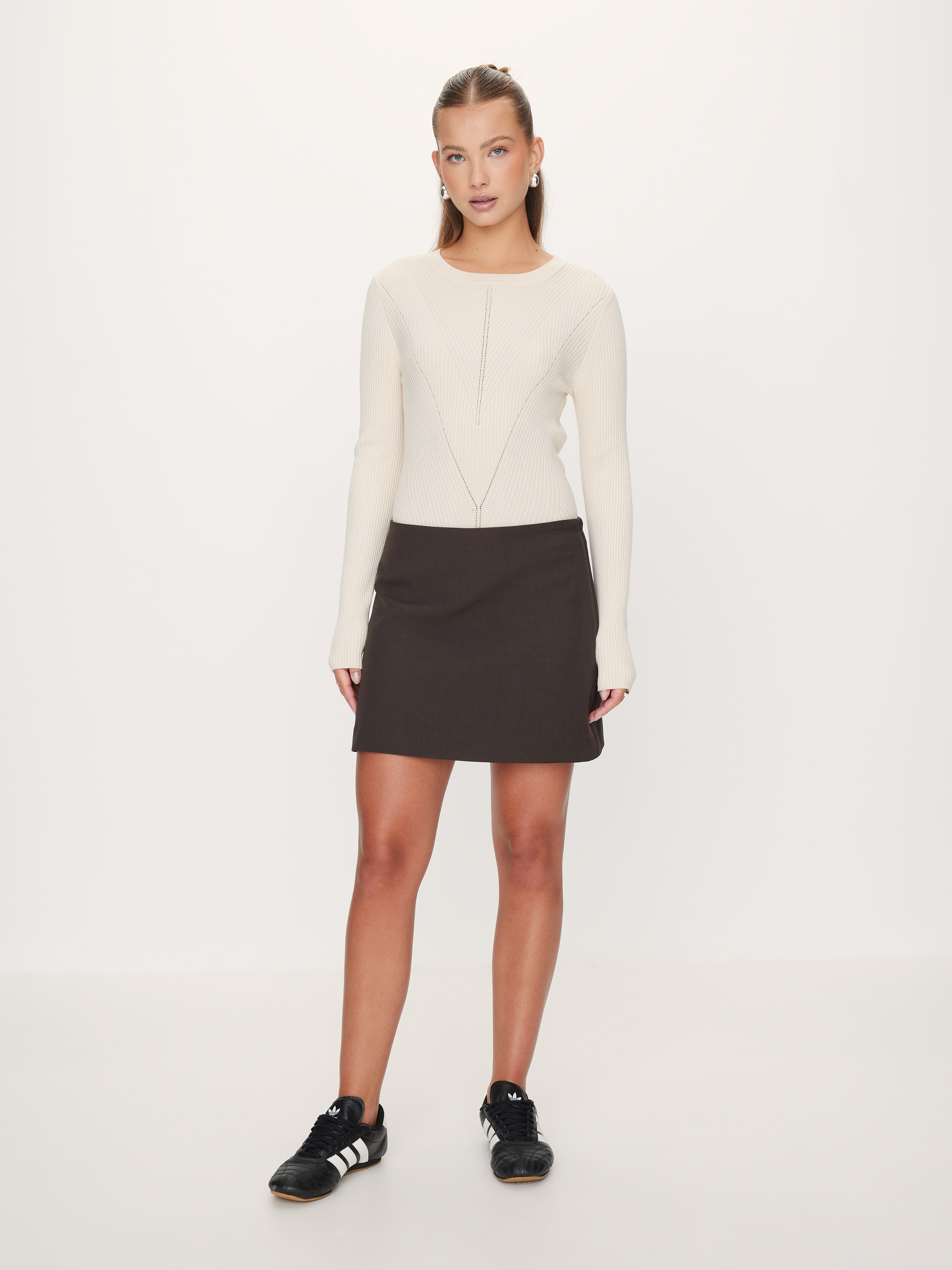 Amara Chevron Long Sleeve Knit