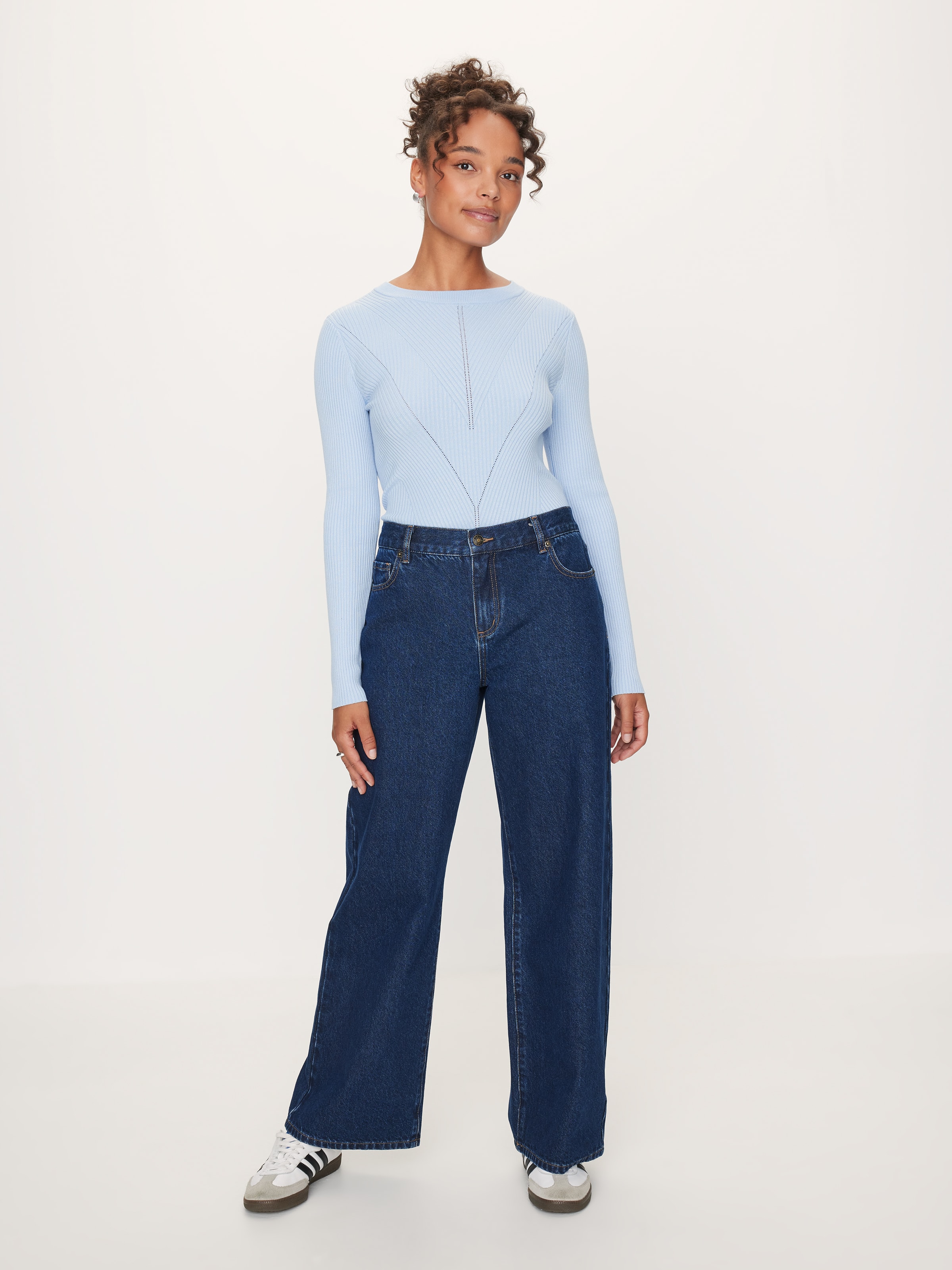 Amara Chevron Long Sleeve Knit