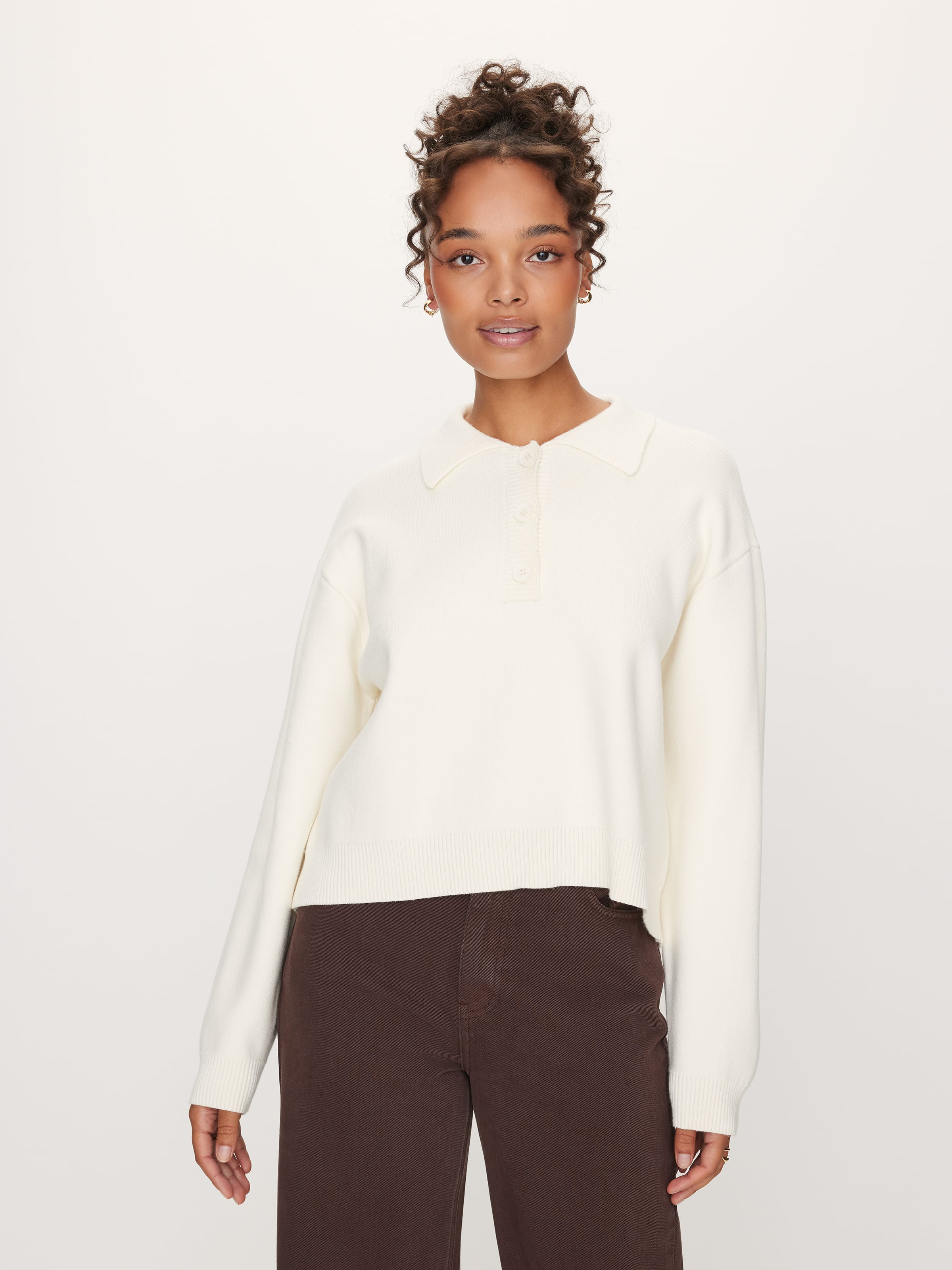Juniper Relaxed Polo Knit