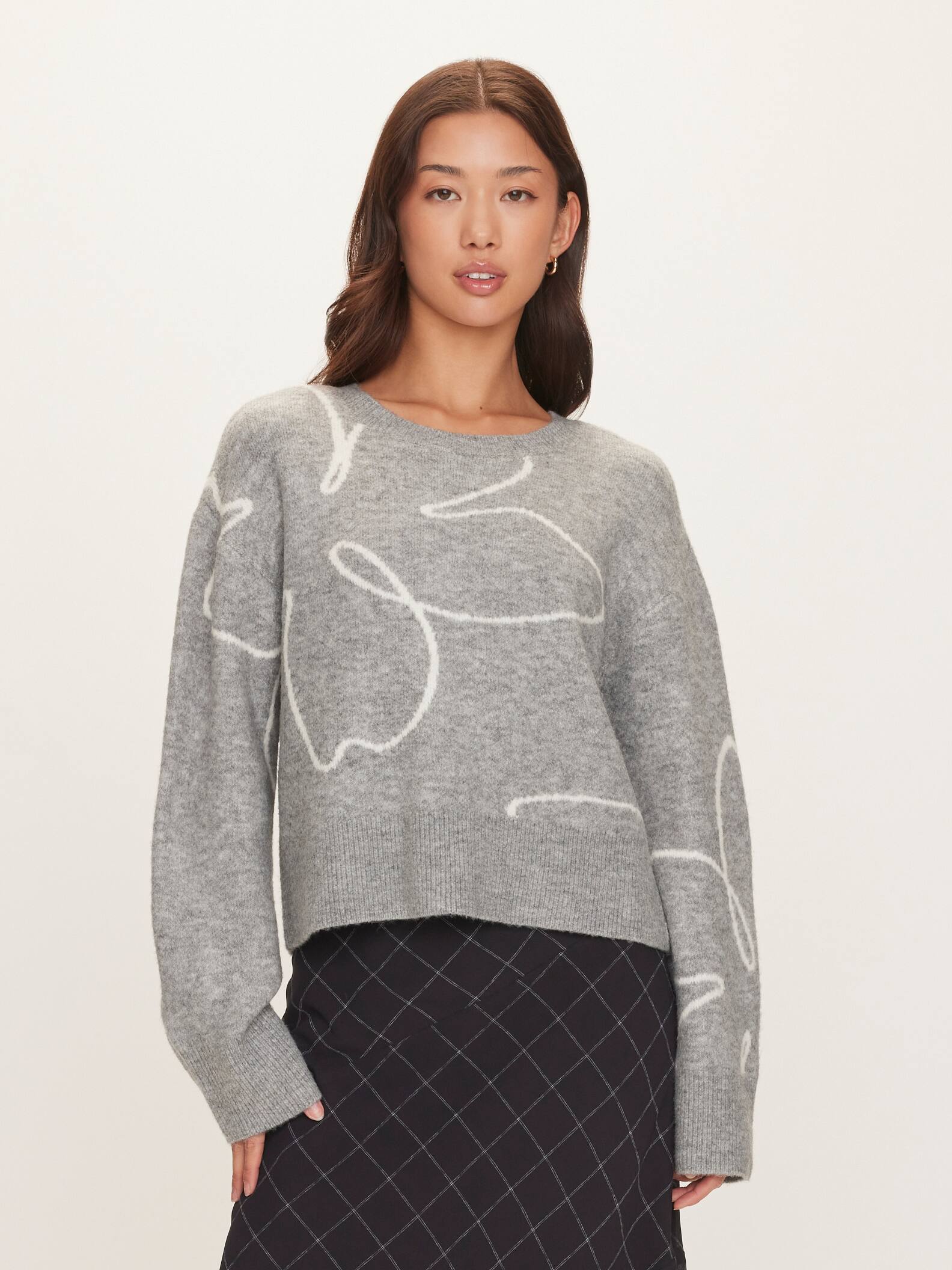 Sasha Crew Neck Long Sleeve Knit