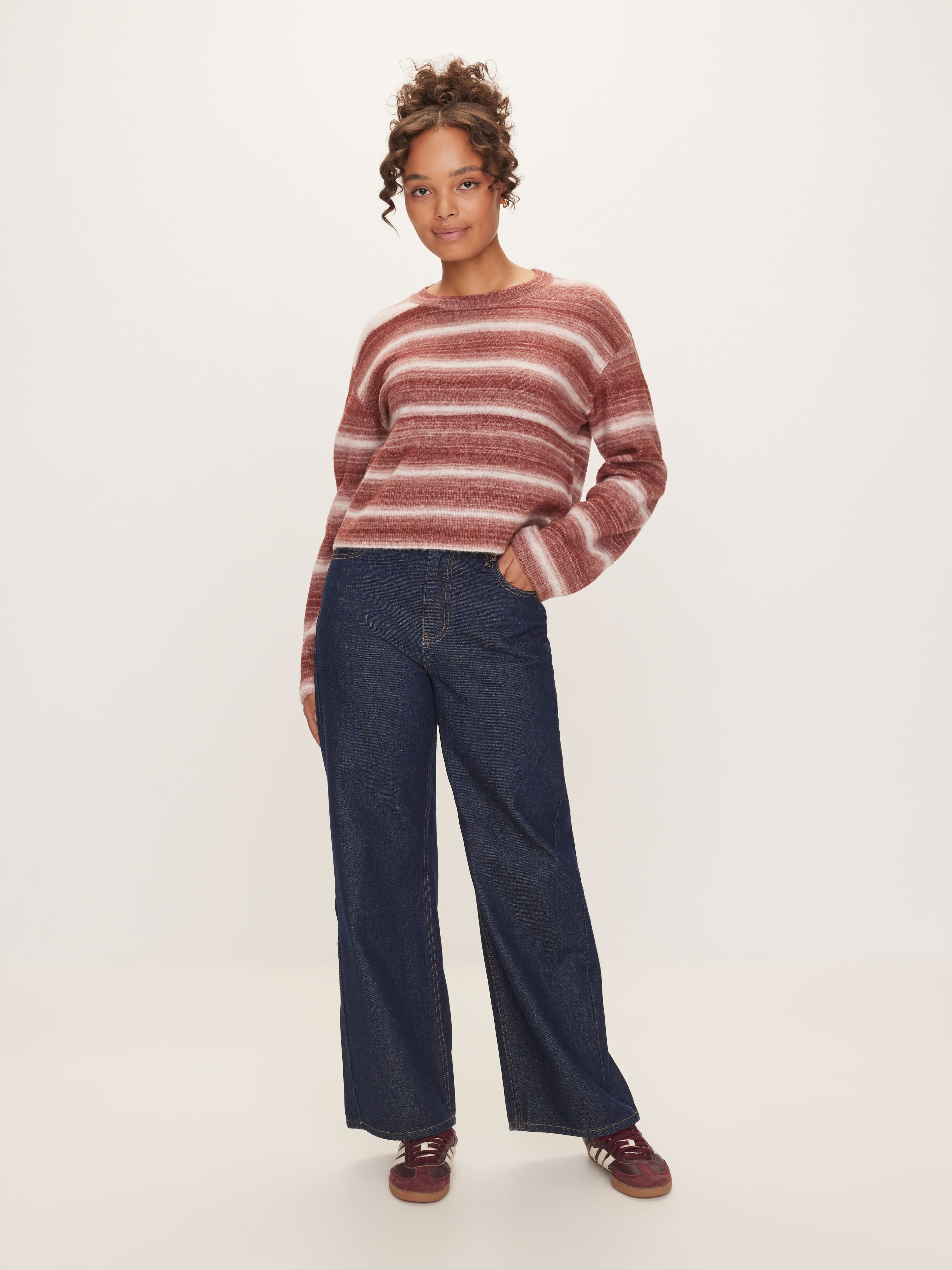 Sasha Crew Neck Long Sleeve Knit