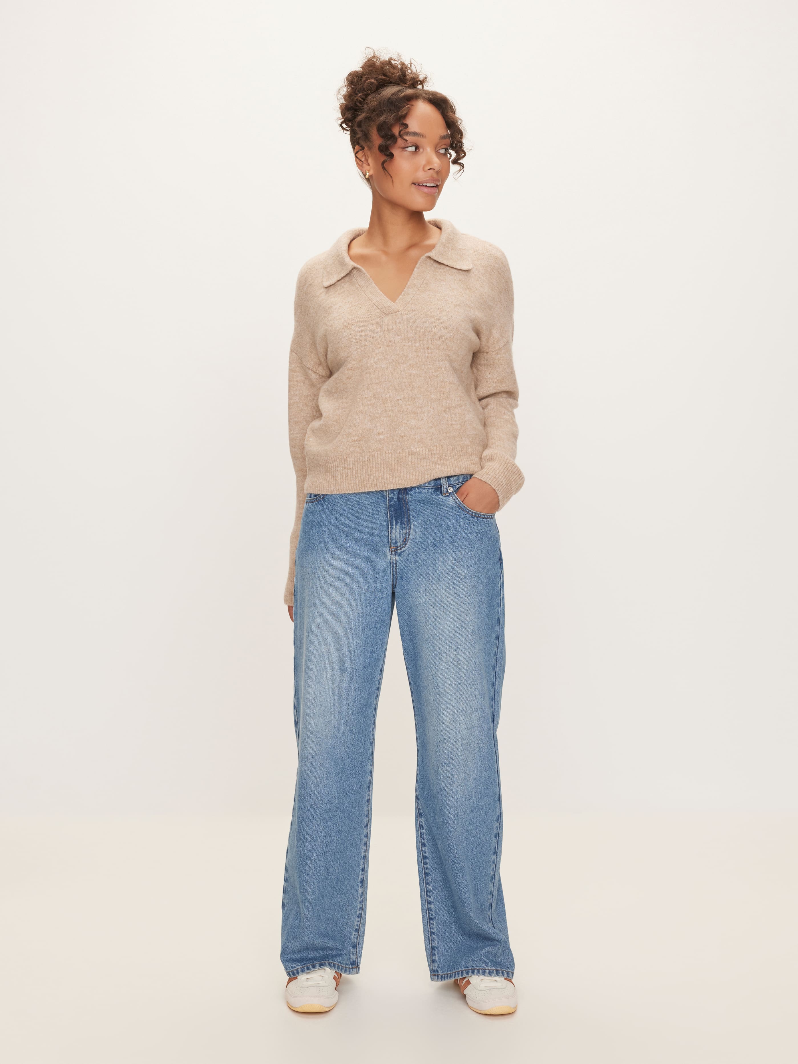 Poppy Polo Long Sleeve Knit