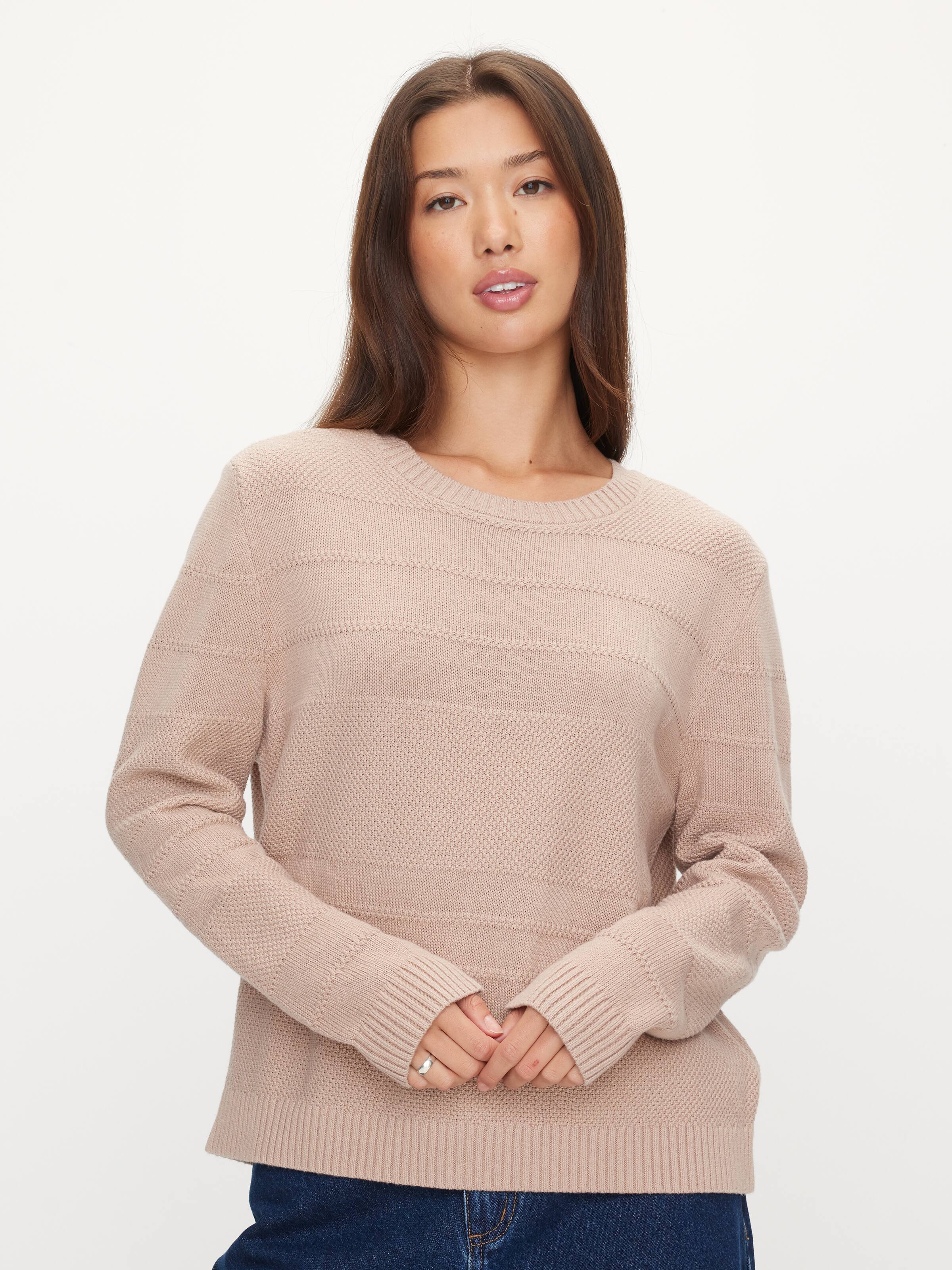 Estella Textured Crew Knit