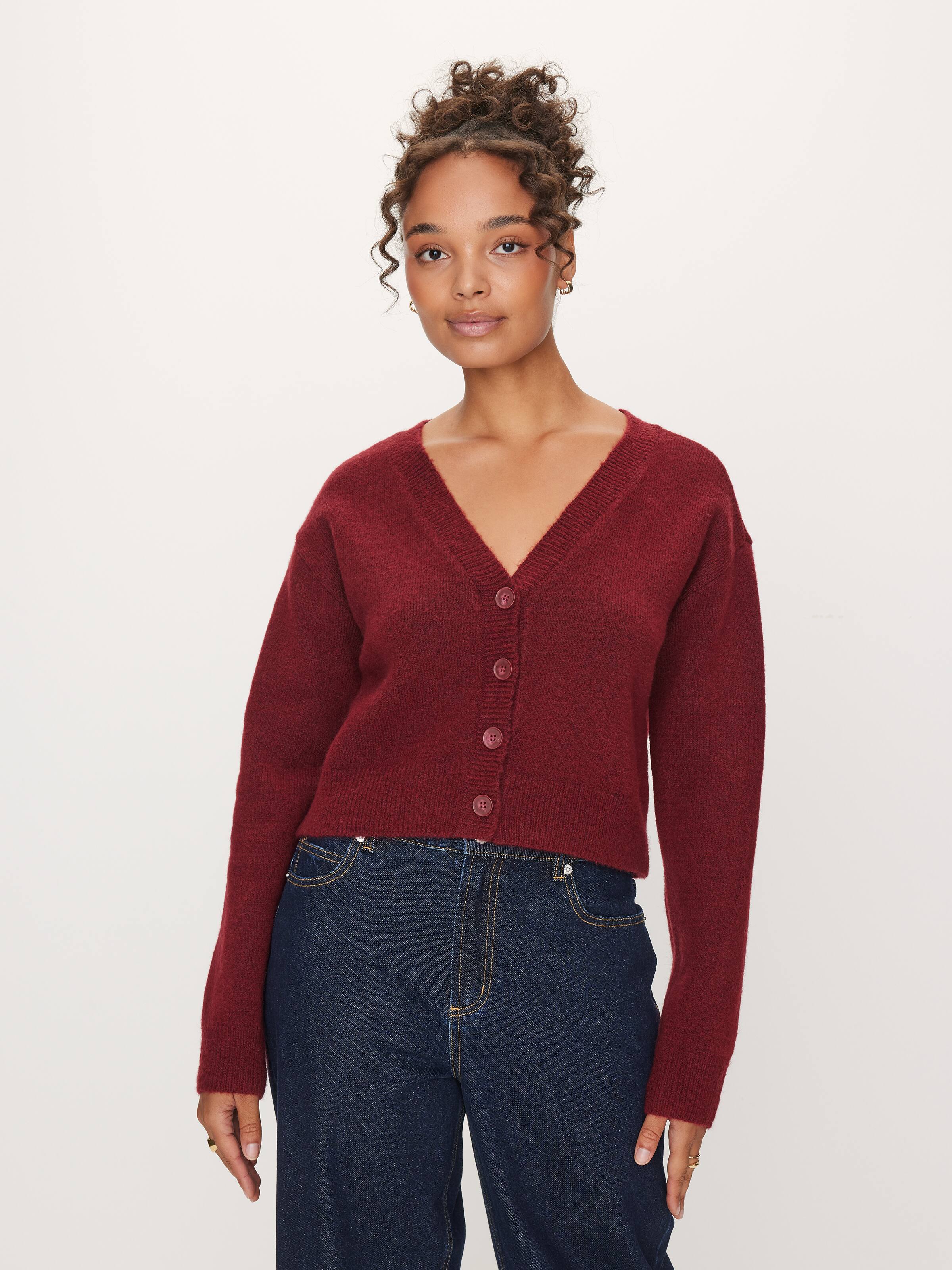 Isabella Crop Long Sleeve Cardi